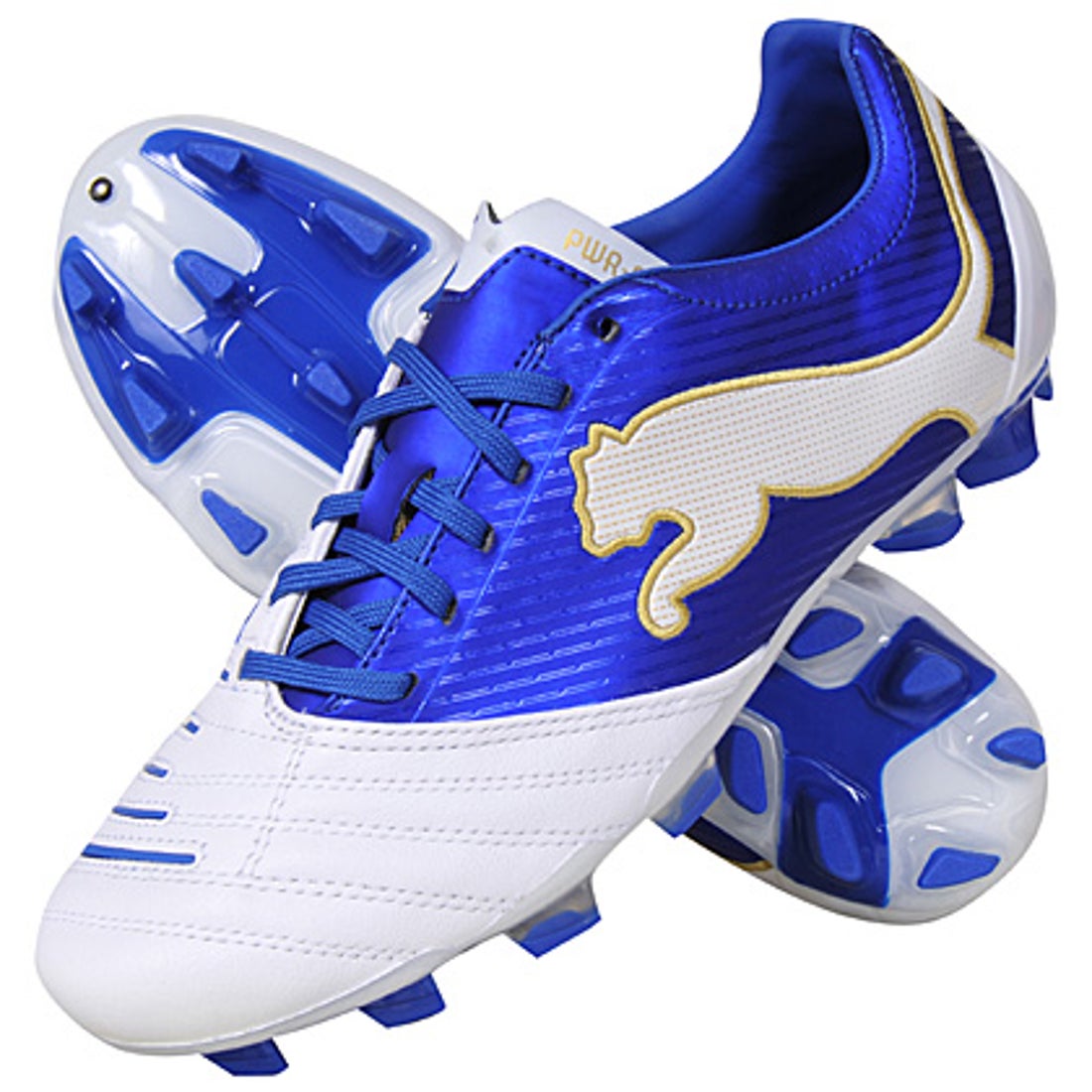 PUMA プーマ パワーキャット2.12(ホワイト×ブルー) 102473 01 サッカー