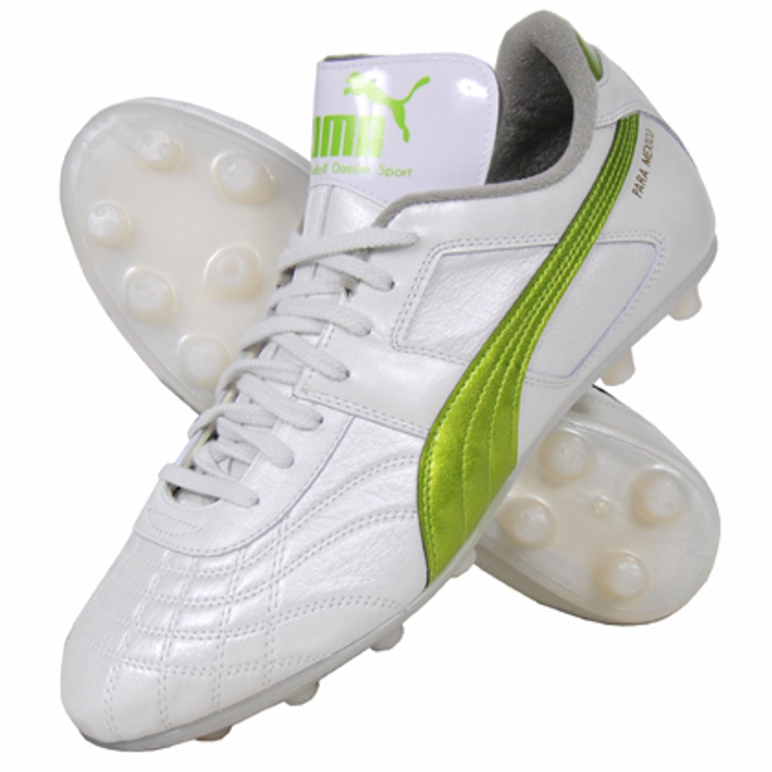 PUMA プーマ パラメヒコ(ホワイト×グリーン) 101418 16 サッカー
