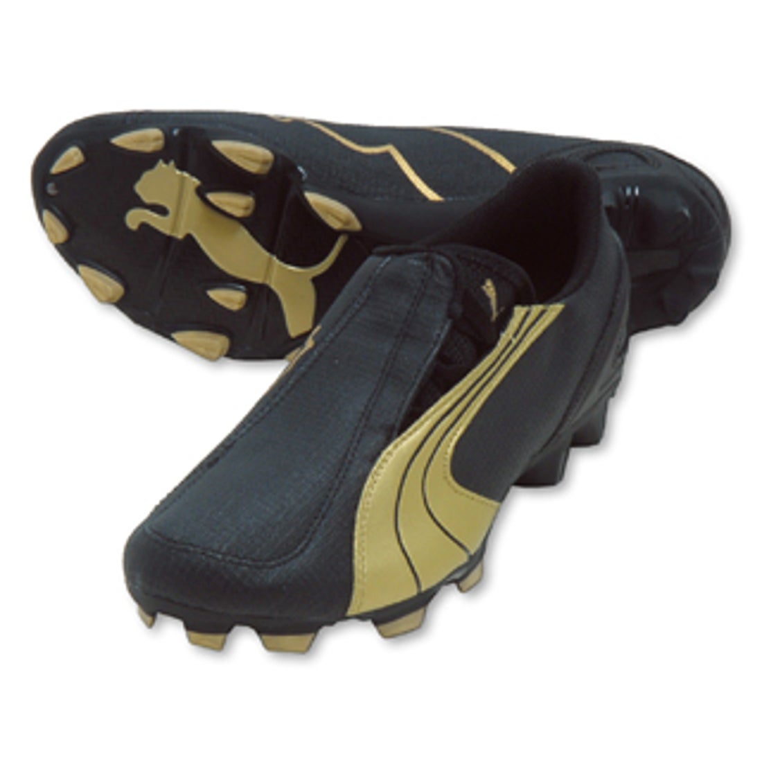 PUMA プーマ v5.06 i FG(ブラック×ゴールド) 101020 12 サッカー