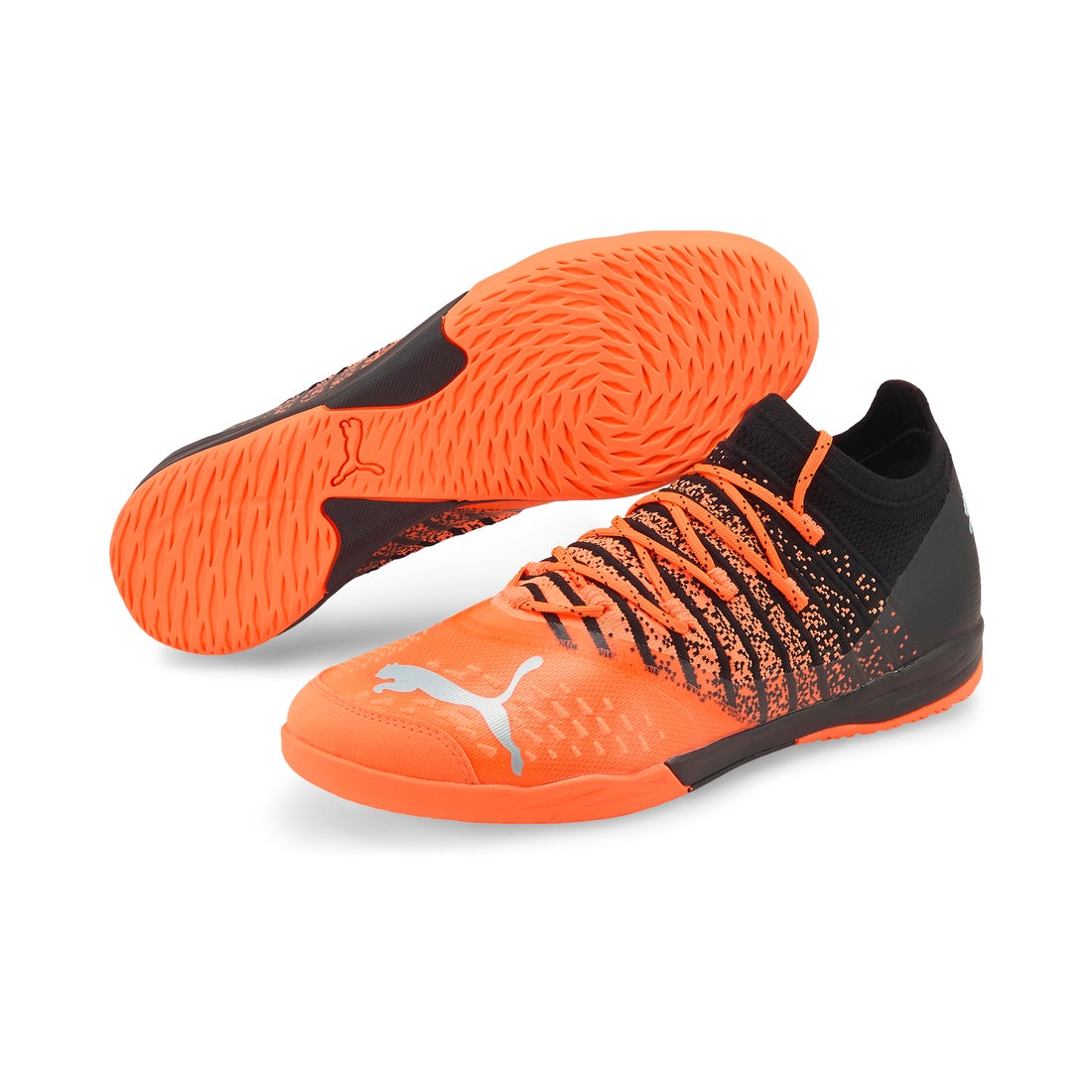 PUMA フューチャー Z 1.3 PRO COURT(オレンジ×ブラック) 106755 01