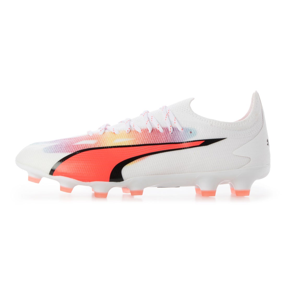PUMA プーマ ウルトラ アルティメット HG/AG(ホワイト×レッド) 107505