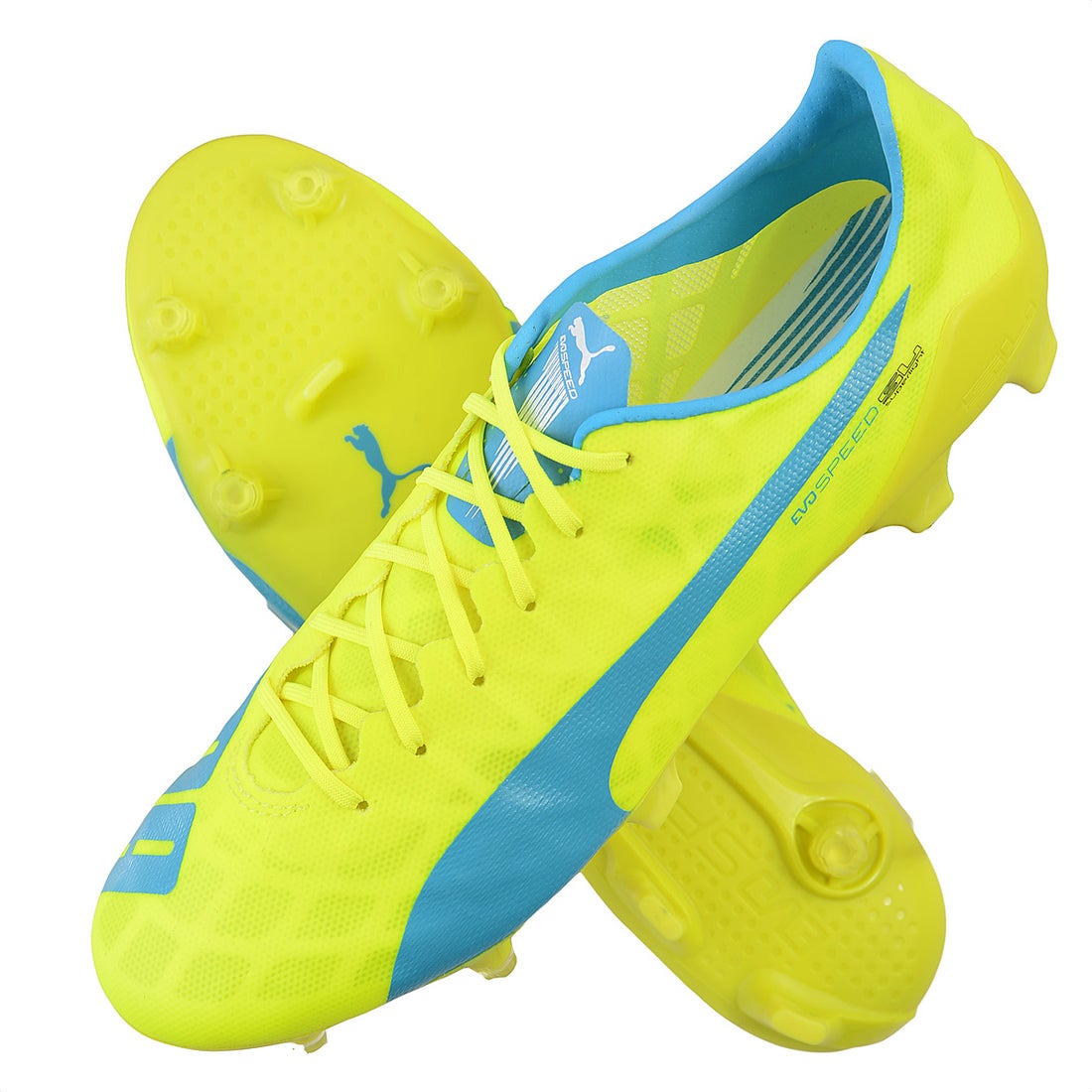 PUMA プーマ エヴォスピード SL FG(イエロー×ブルー) 103235 05