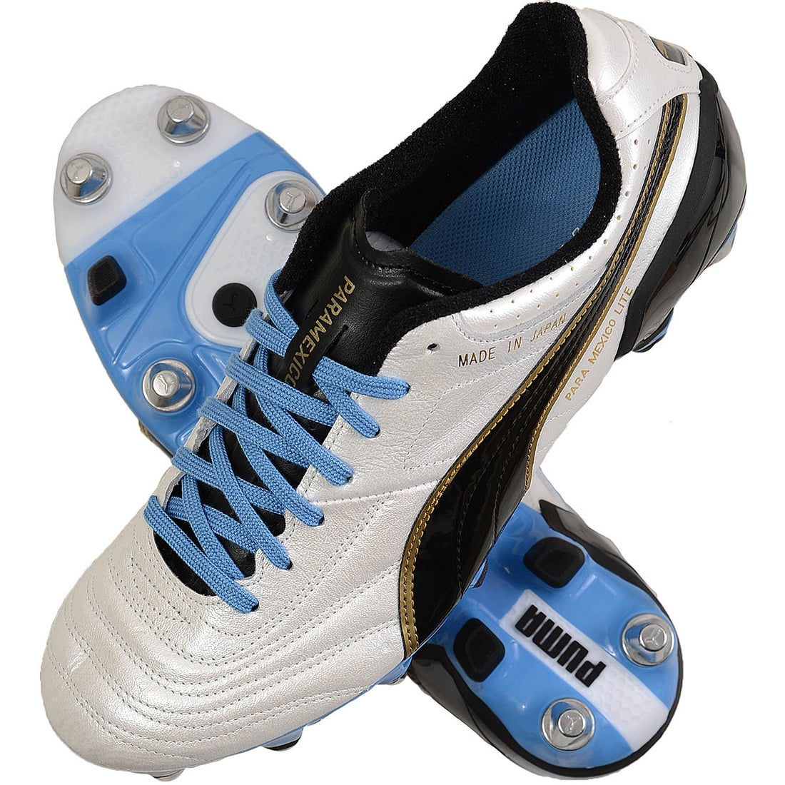 PUMA プーマ パラメヒコ ライト 15 MIX SG JP(ホワイト×ブルー) 103604