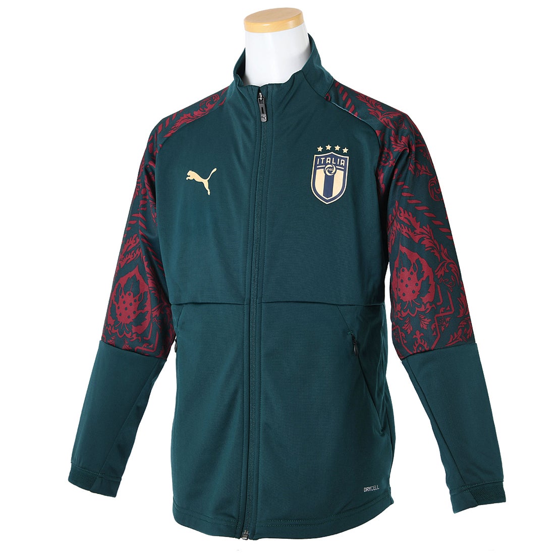 PUMA イタリア代表 2020 スタジアム ジャケット ジュニア(グリーン