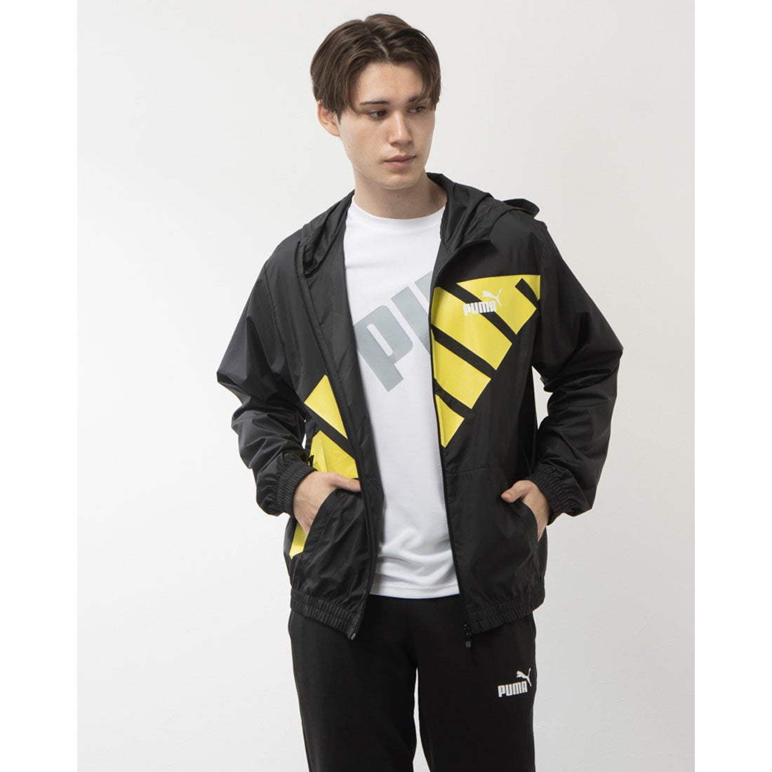 プーマ PUMA メンズ ウインドジャケット フーデッド ウィンド
