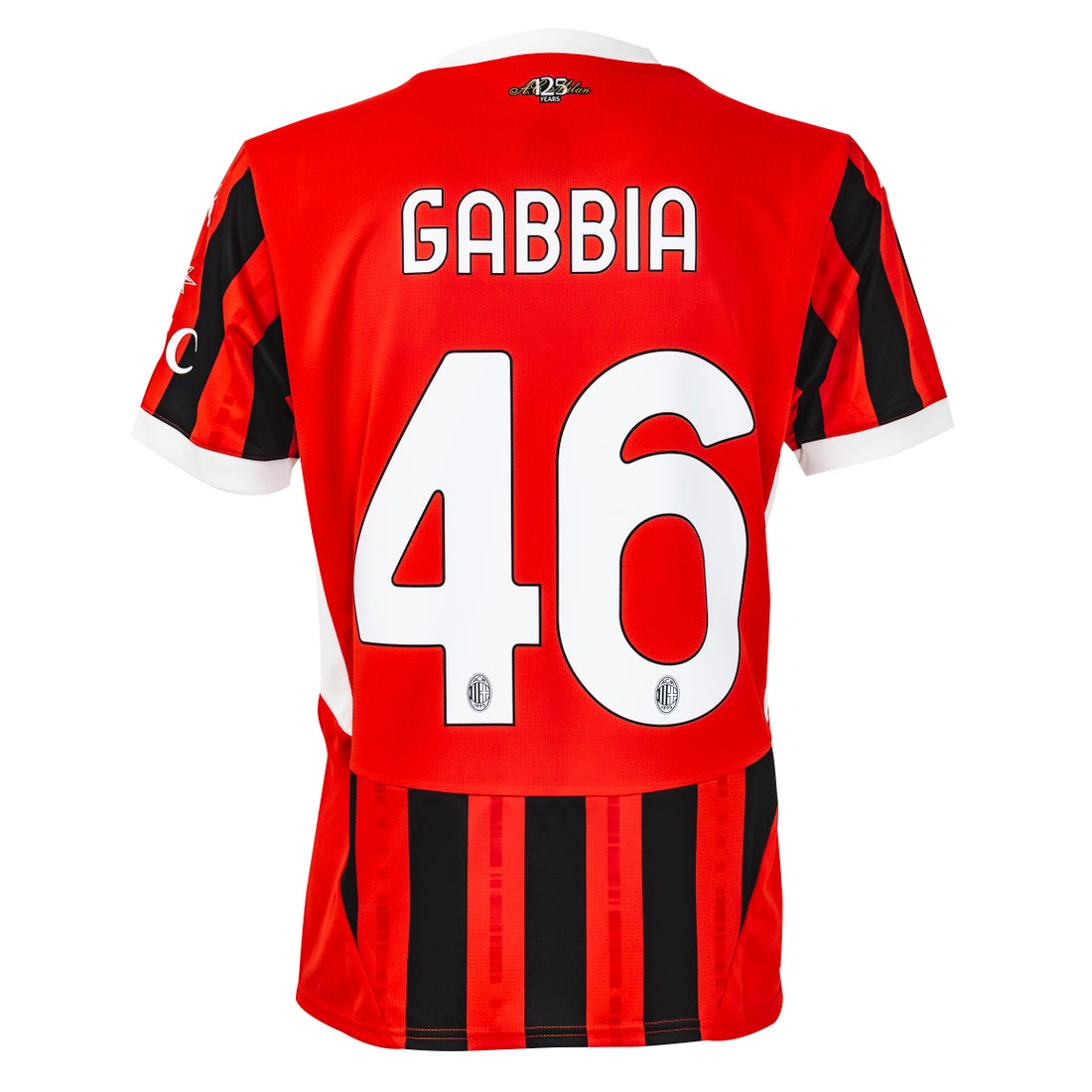 PUMA ACミラン 24/25 ユニフォーム ホーム 半袖 レプリカ #46.ガッビア