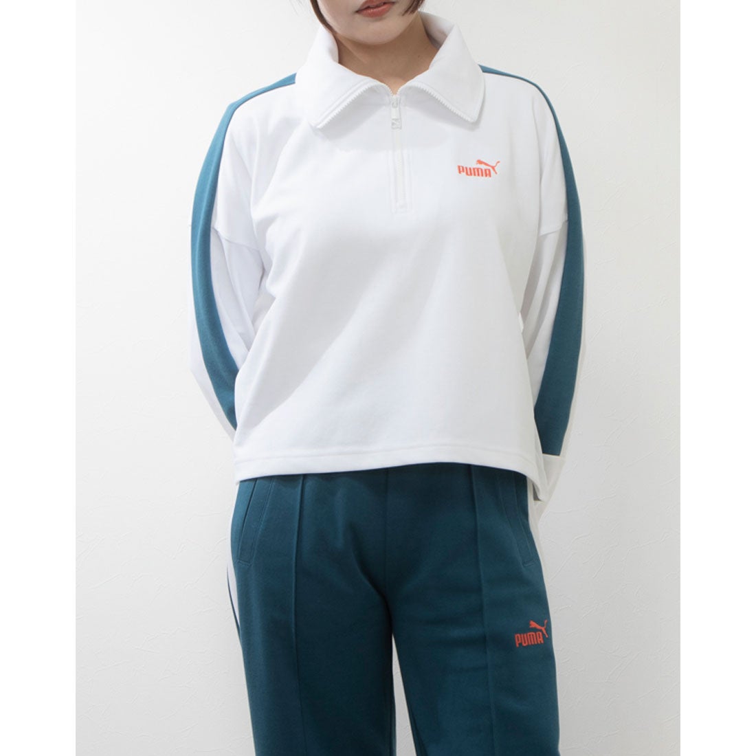 プーマ PUMA レディース 長袖ジャージジャケット CORE HERITAGE ハーフ