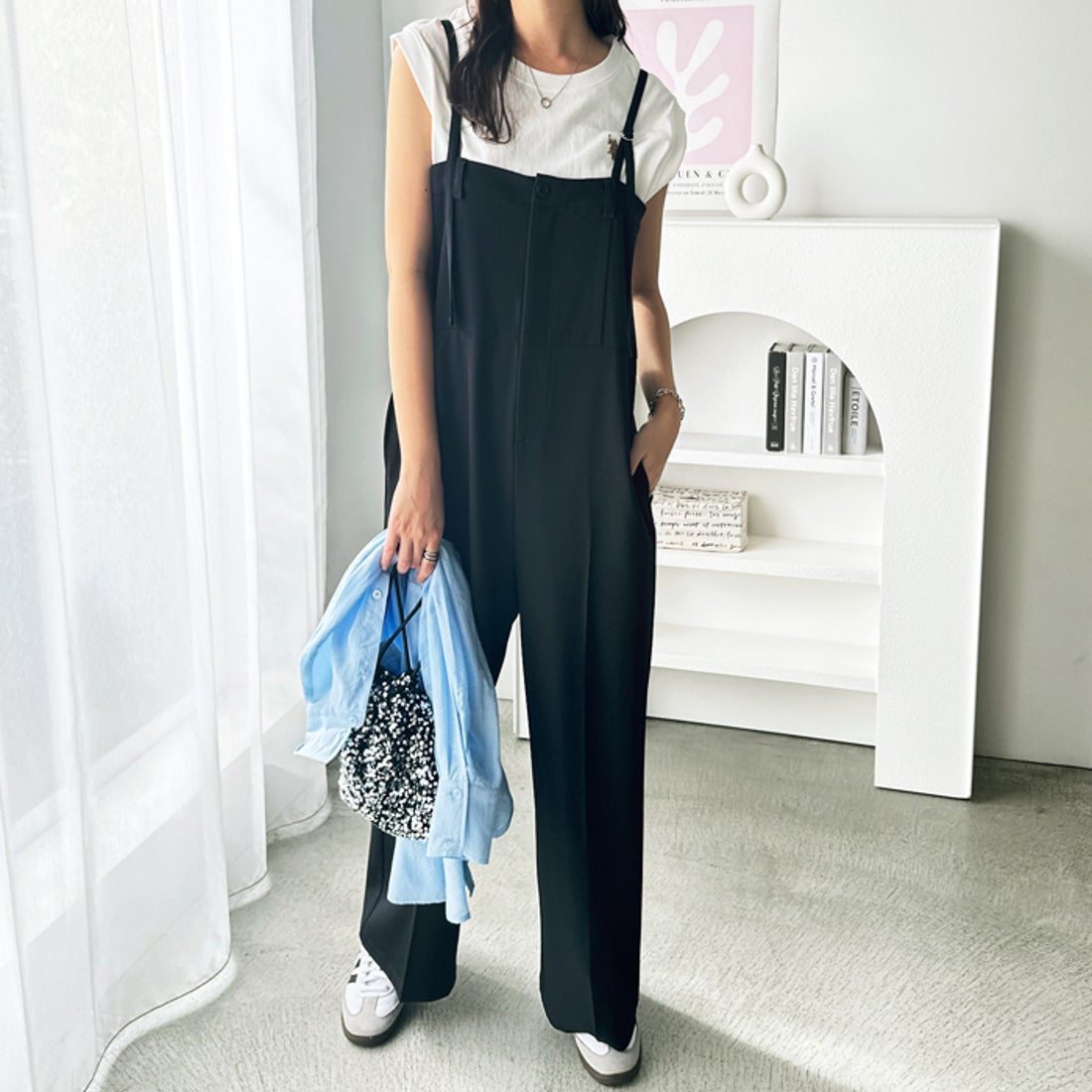 ジーラ GeeRA ベアサロペット （ブラック） -アウトレットファッション