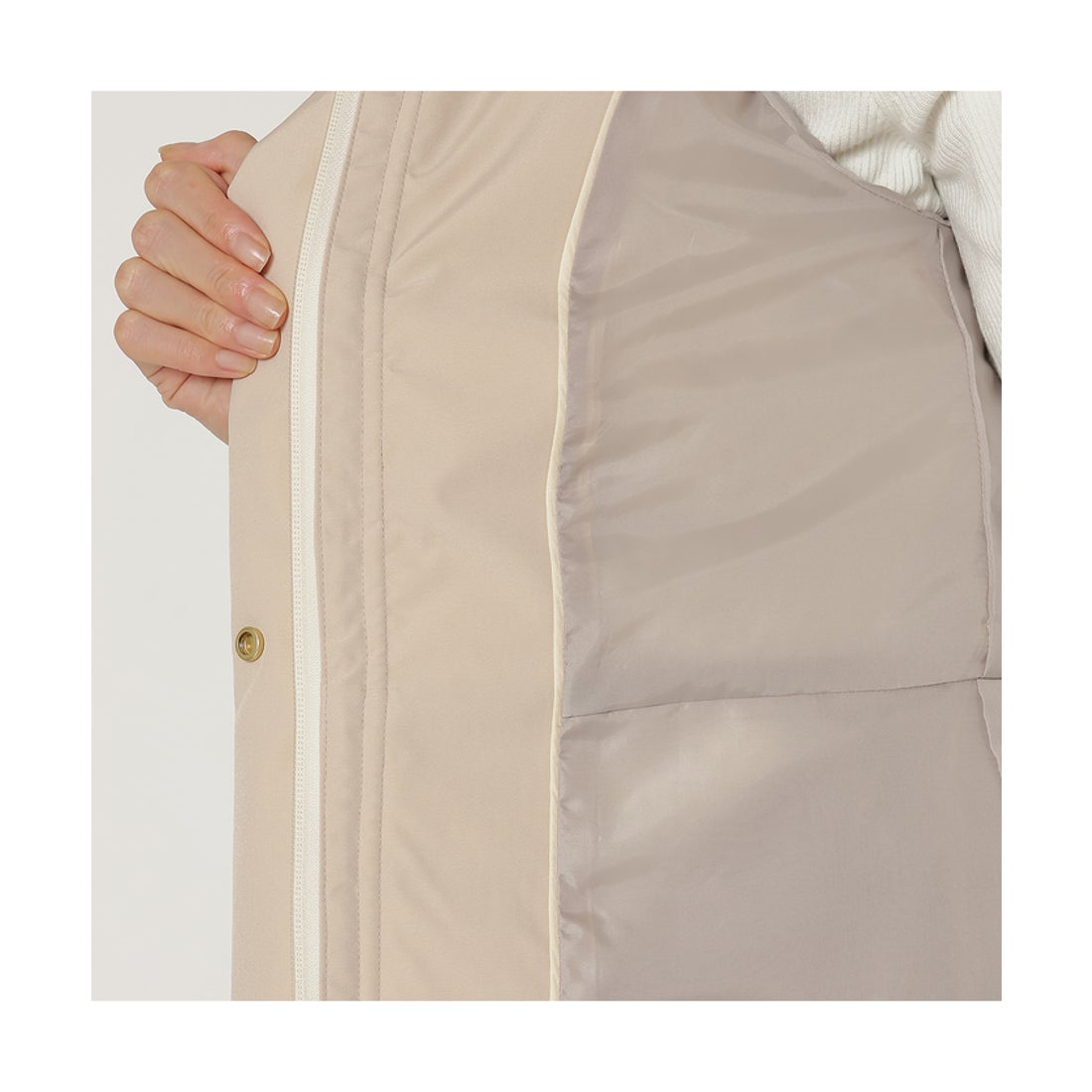 ローズティアラ RoseTiara リボン襟ダウンコート （ピンク） -靴