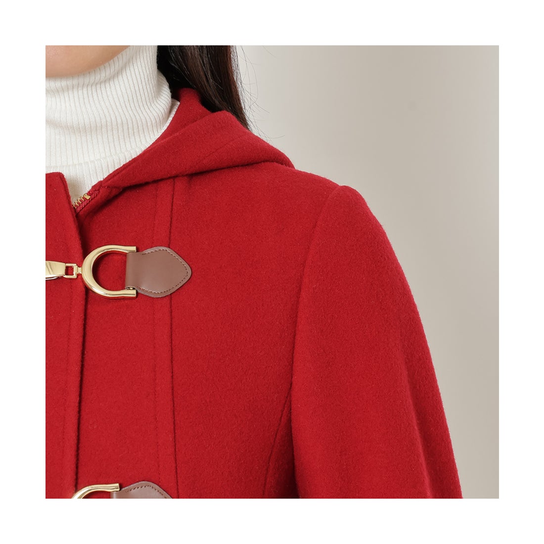 ローズティアラ RoseTiara ダッフルコート （レッド） -靴