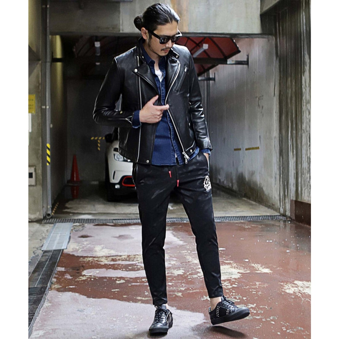 ラトルトラップ RattleTrap セミダブルレザーライダースジャケット