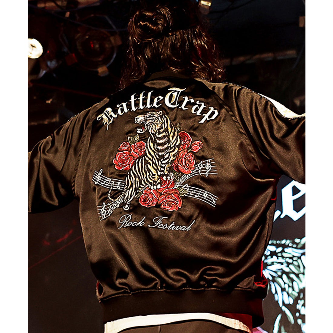 ラトルトラップ RattleTrap リバーシブルサテン刺繍スカジャン