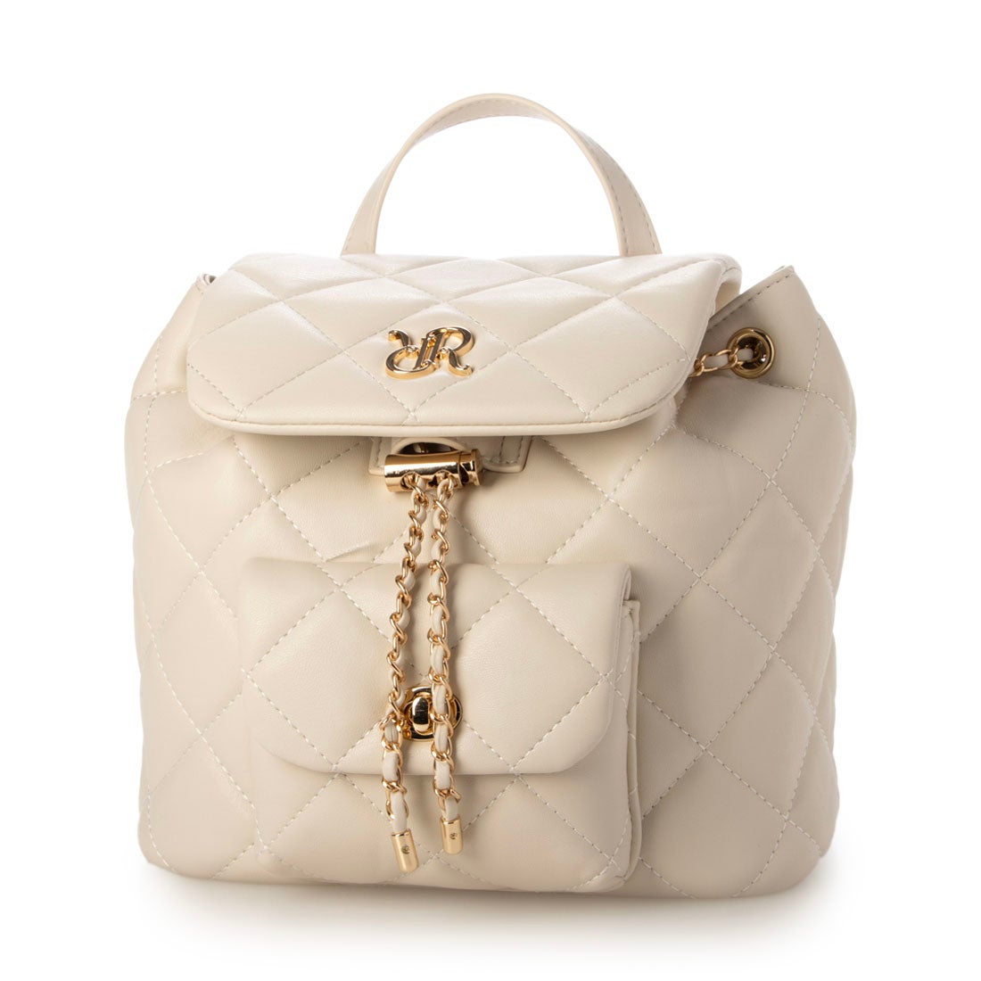 ランダ RANDA ☆キルティングデザインリュックバッグ （IVORY