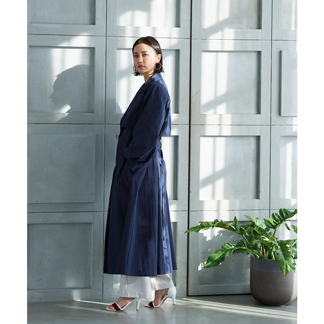 ラス RASW 2wayトレンチコート （ネイビー） - ファッション通販 d fashion
