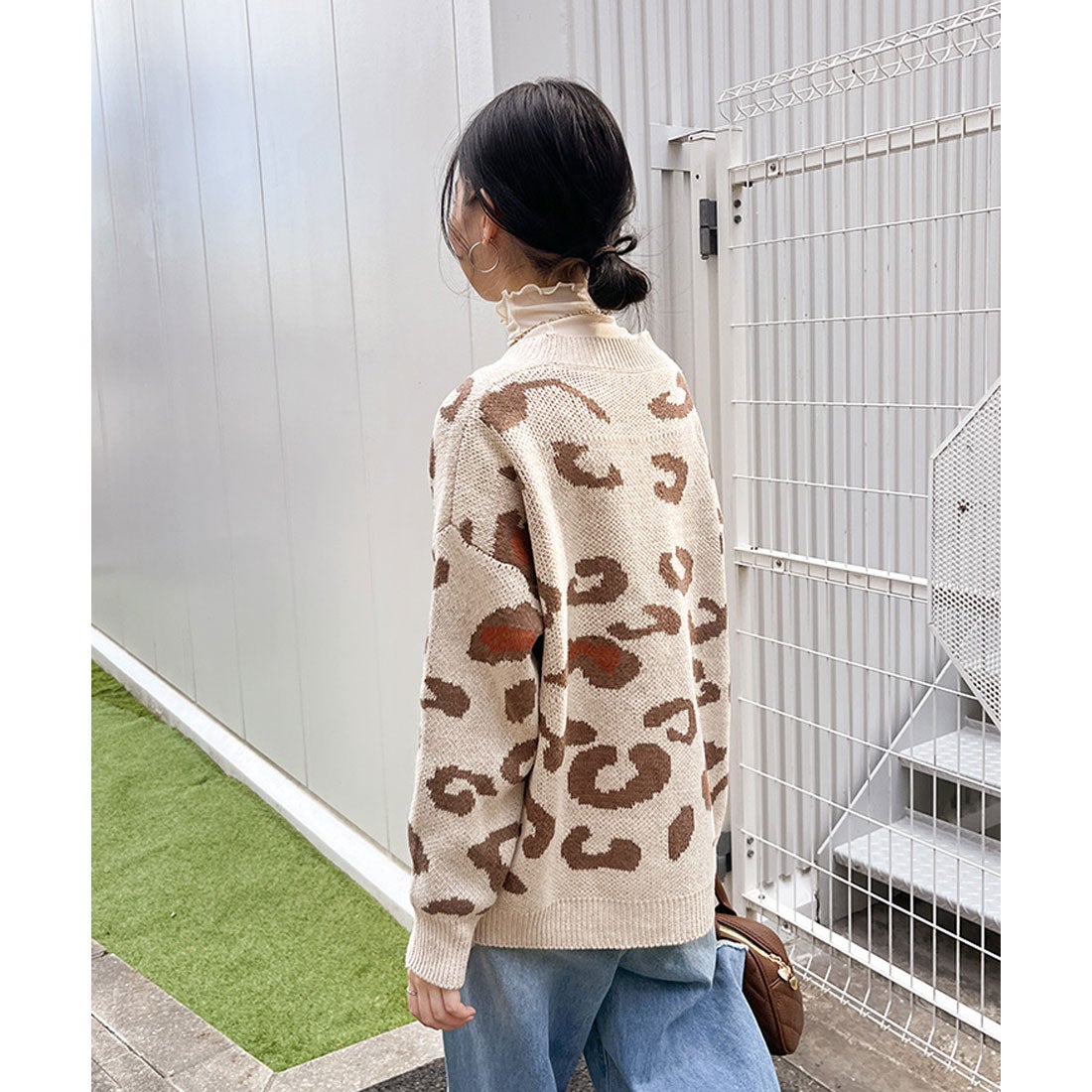 リアルスタイル REAL STYLE カーディガン レディース ニット 秋 冬 V