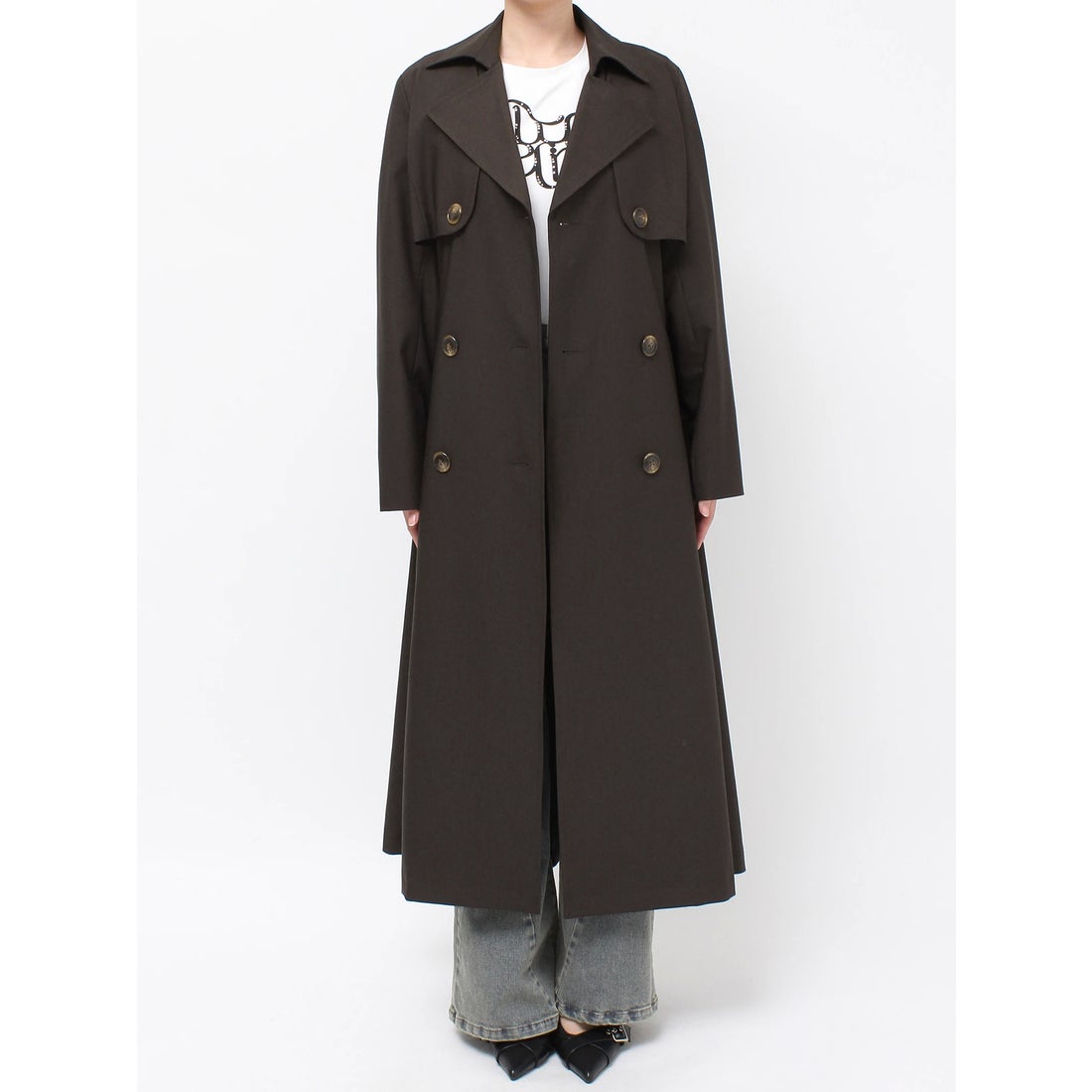 リゼクシー RESEXXY 2WAYセパレートフレアトレンチコート （NVY