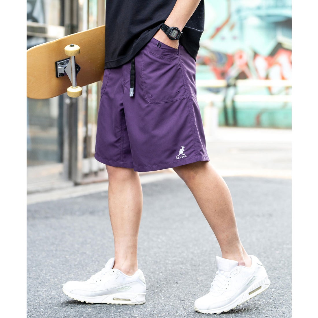 ロッキーモンロー Rocky Monroe KANGOL 接触冷感 ショートパンツ
