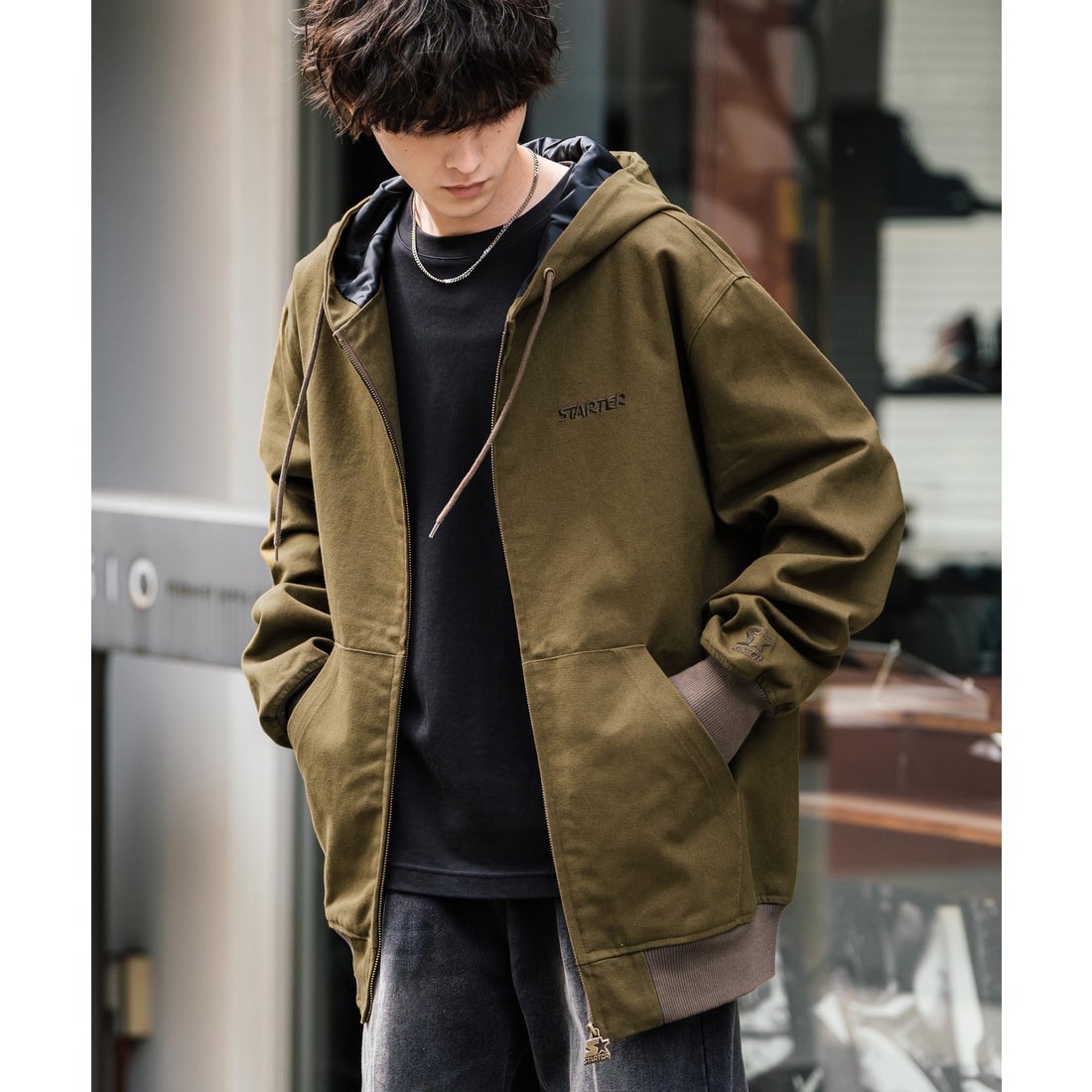 ロッキーモンロー Rocky Monroe フードジャケット フルジップ ブルゾン