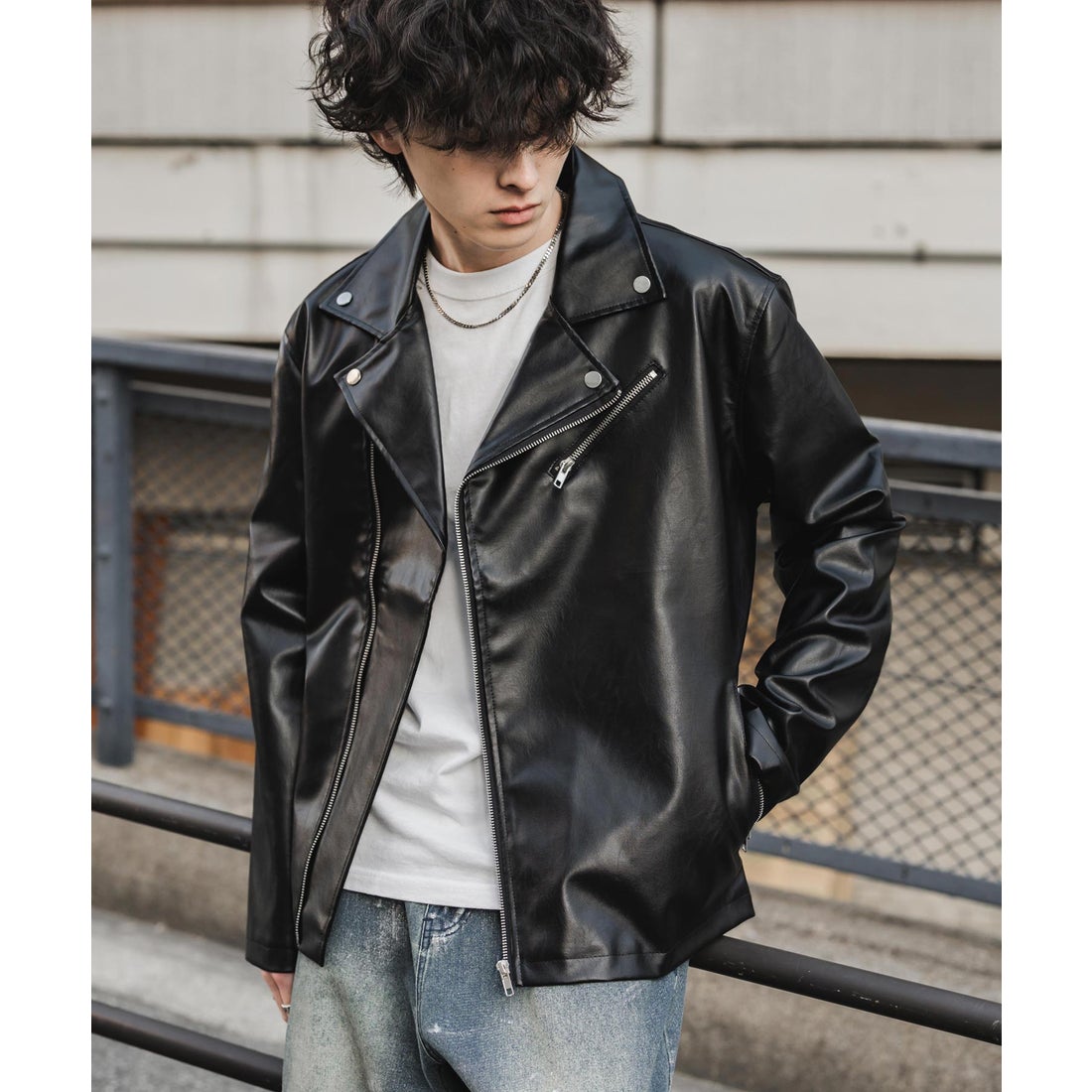 ロッキーモンロー Rocky Monroe レザージャケット ダブルライダース