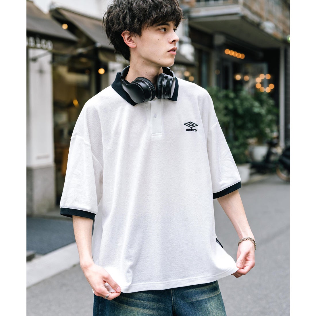 ロッキーモンロー Rocky Monroe UMBRO アンブロ ポロシャツ 半袖