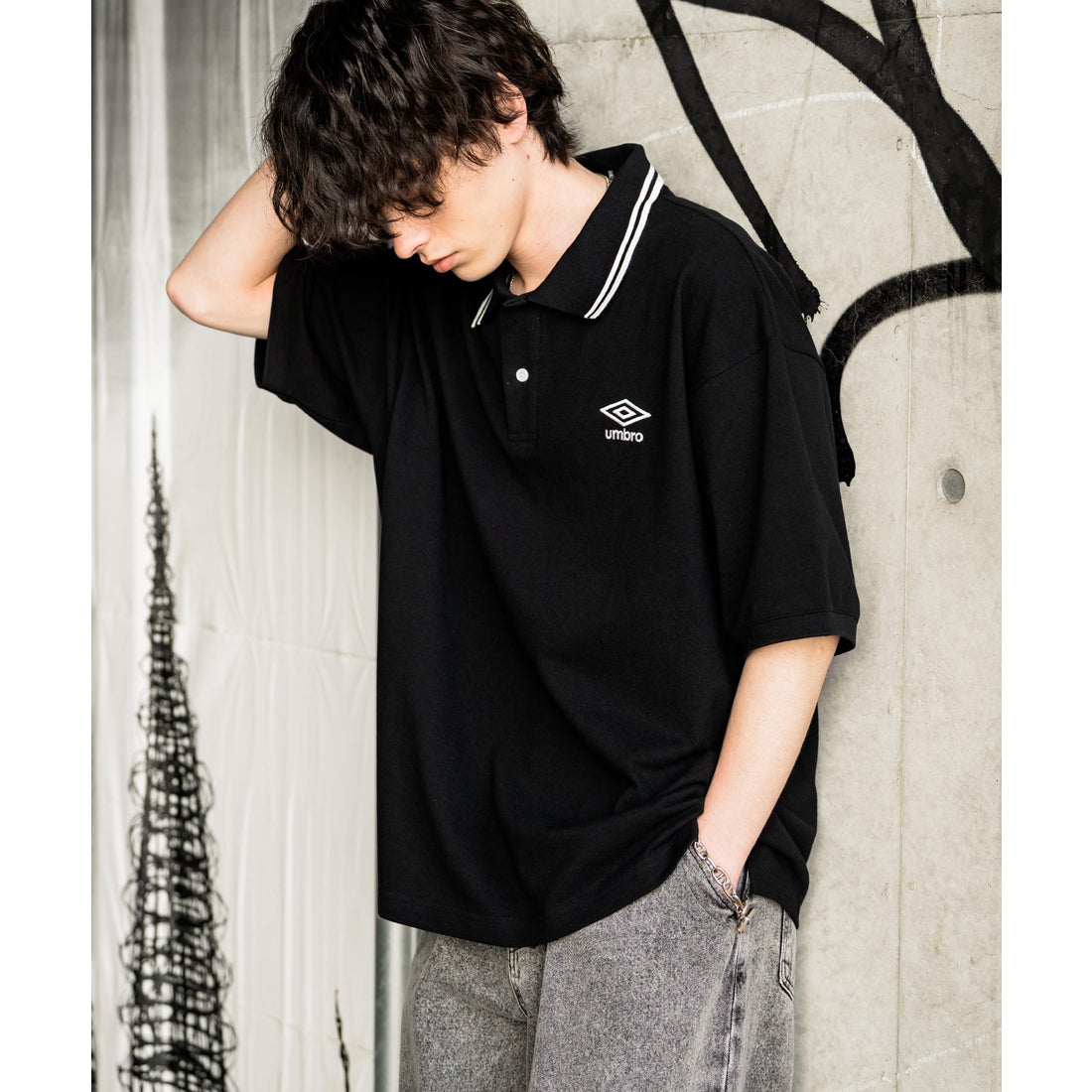 ロッキーモンロー Rocky Monroe UMBRO アンブロ ポロシャツ 半袖