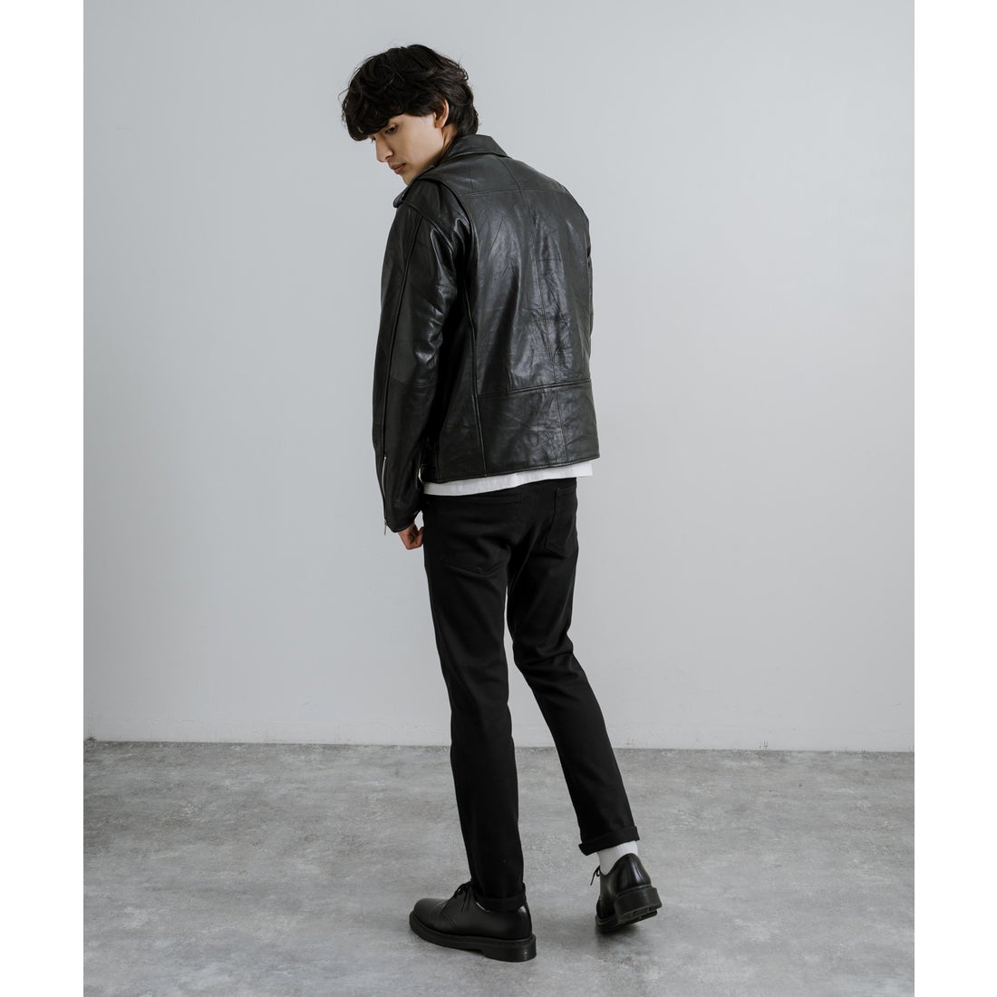 ロッキーモンロー Rocky Monroe レザージャケット ダブルライダース