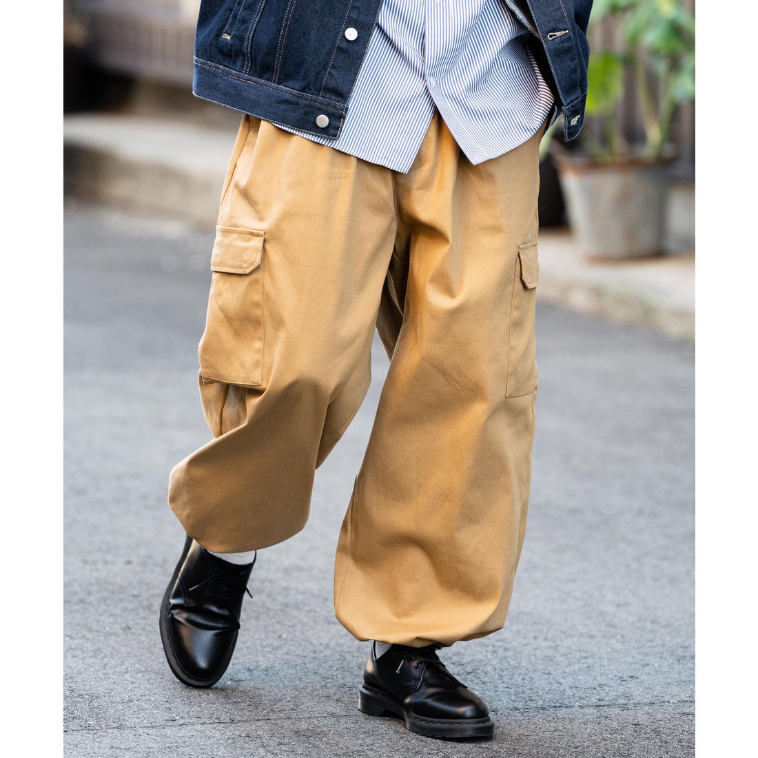 ロッキーモンロー Rocky Monroe カーゴパンツ ストレッチ ミリタリー
