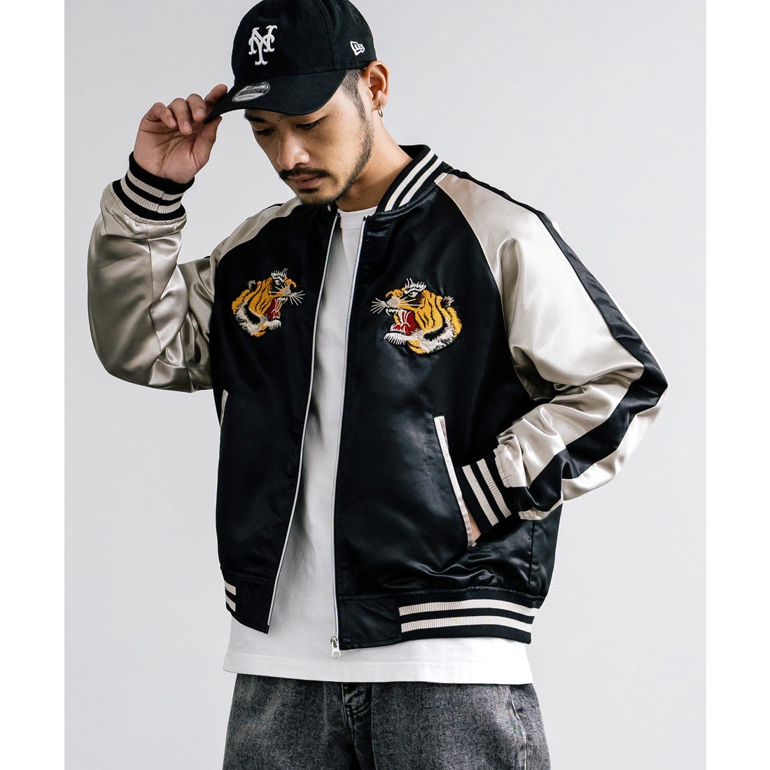 ロッキーモンロー Rocky Monroe スカジャン スーベニアジャケット 刺繍