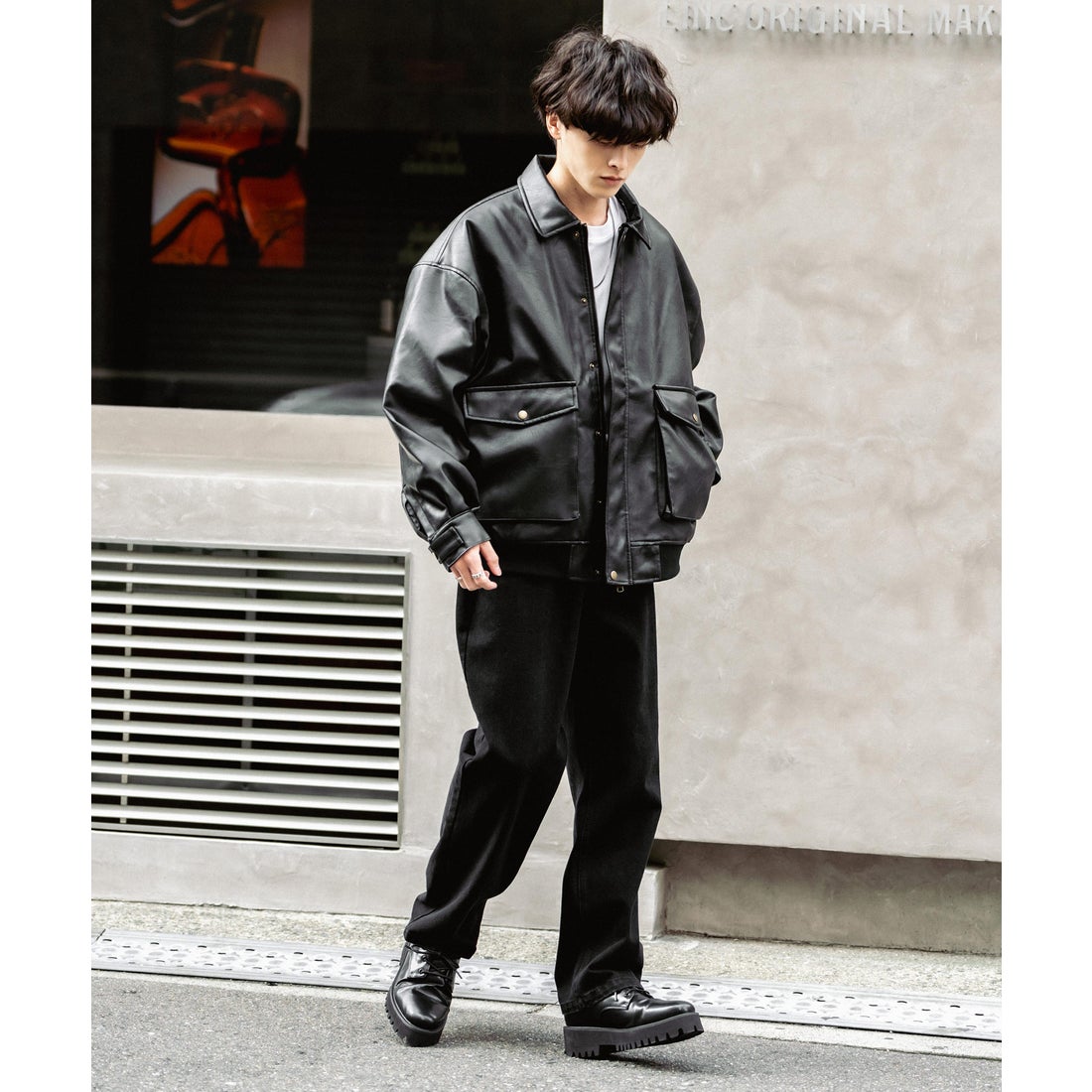 ロッキーモンロー Rocky Monroe ブルゾン フライトジャケット メンズ