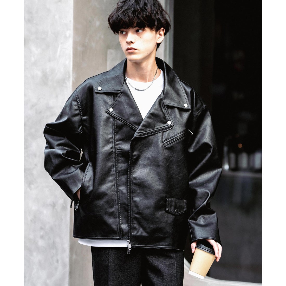 ロッキーモンロー Rocky Monroe レザージャケット ダブルライダース