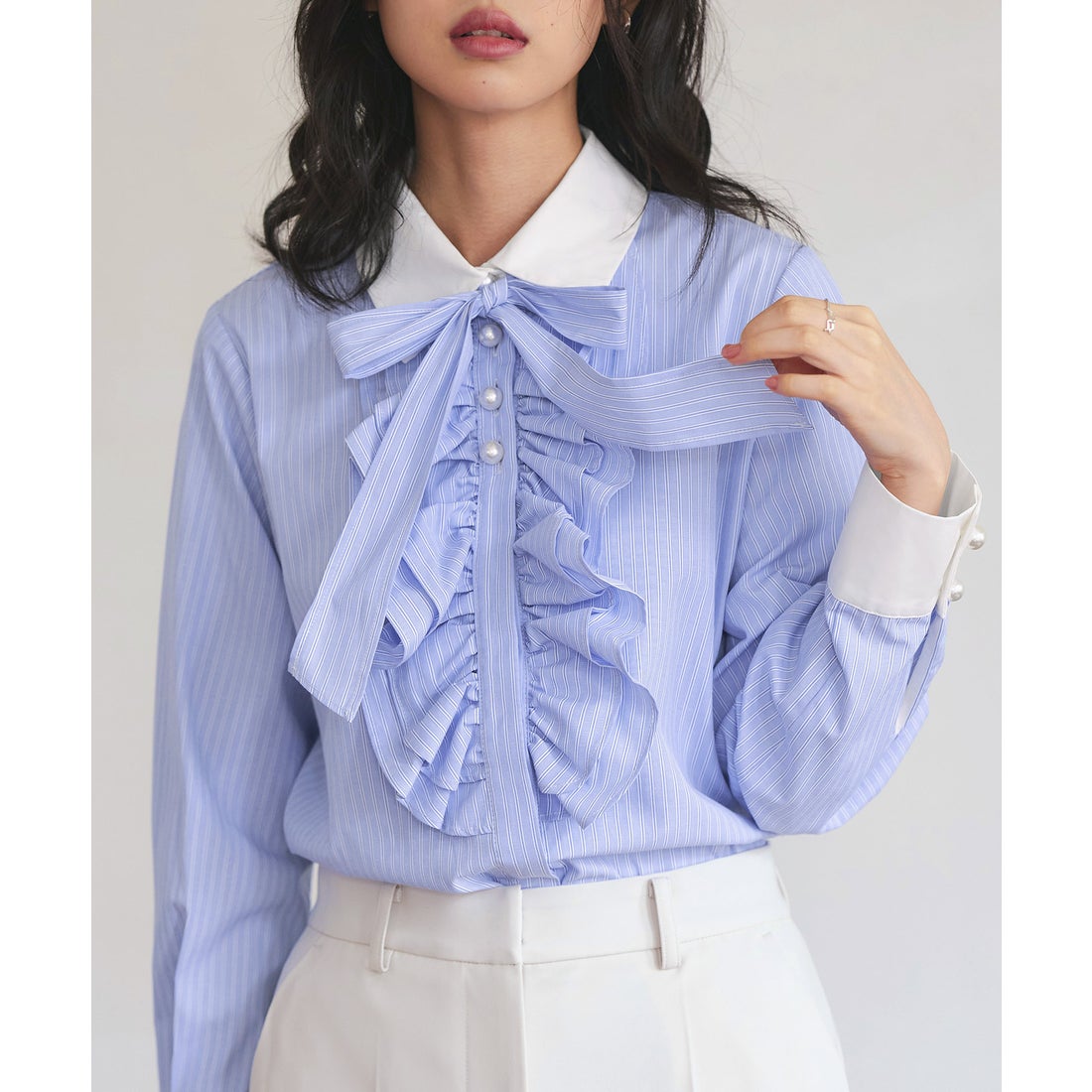 ルイルエブティック RUIRUE BOUTIQUE 洗える ｜ デザインパールボタン