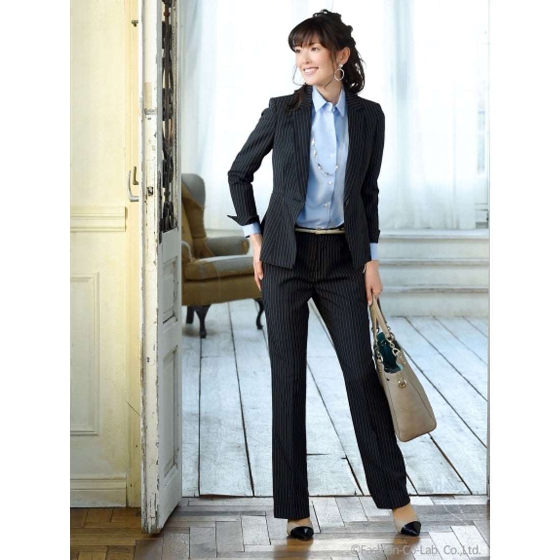 ルイルエブティック RUIRUE BOUTIQUE 【選べる・洗える】ストライプor