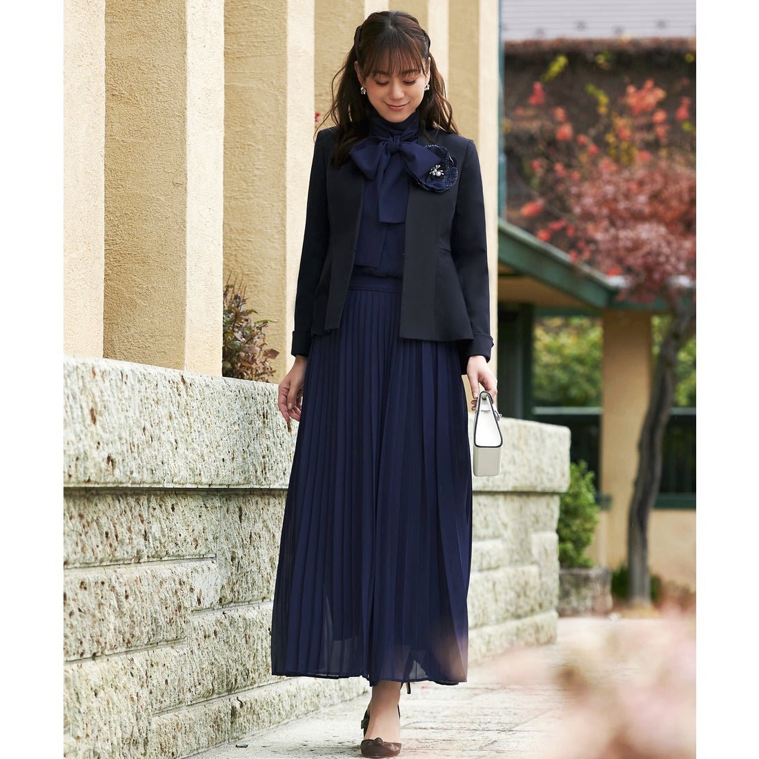 ルイルエブティック RUIRUE BOUTIQUE 【洗える】ペプラムジャケット