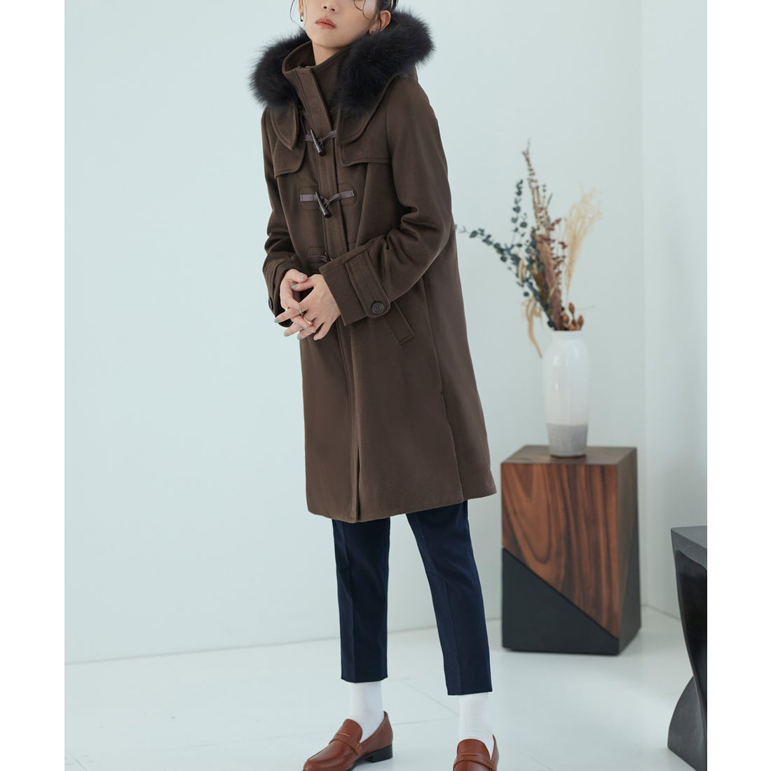 ルイルエブティック RUIRUE BOUTIQUE Super120'sウール フォックス