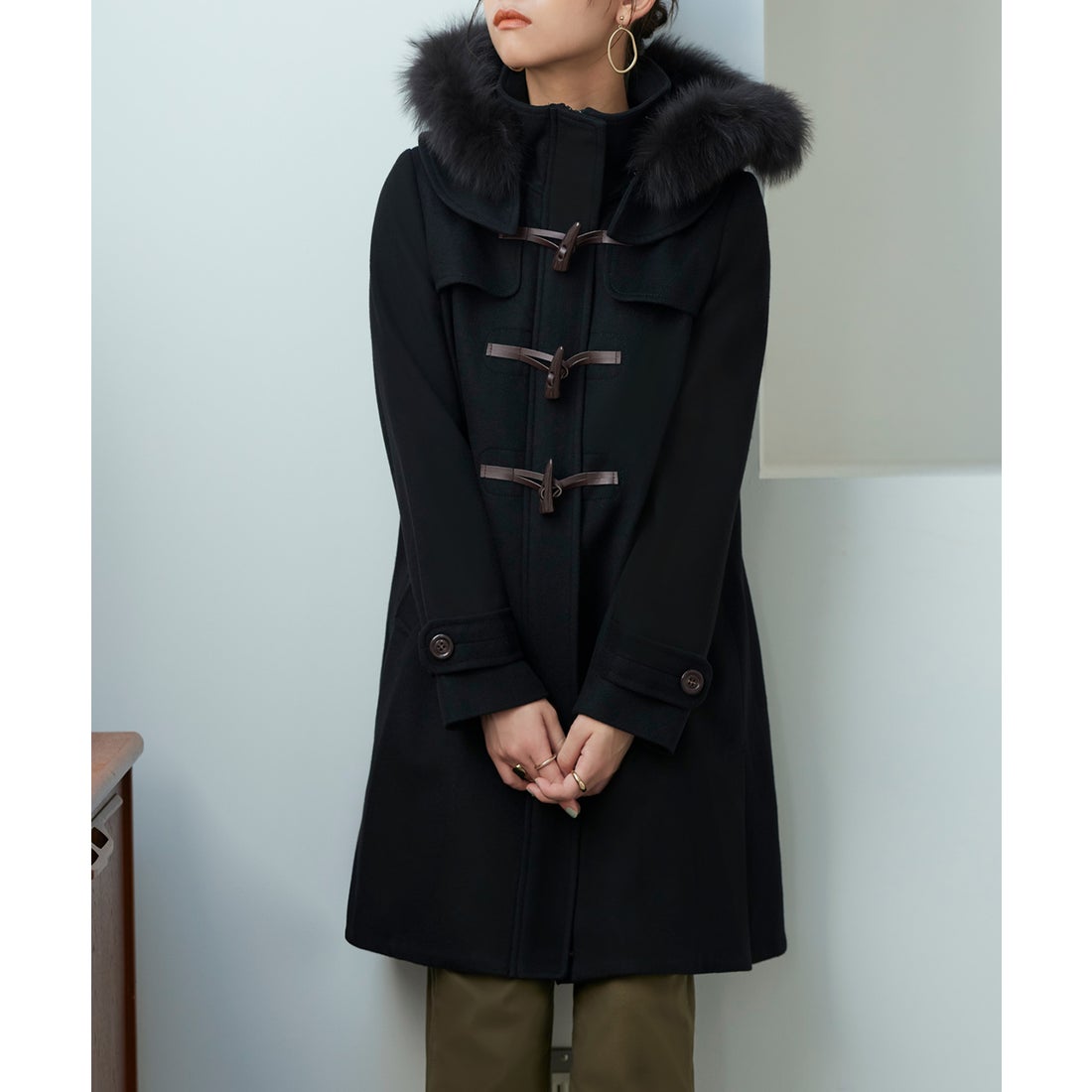 ルイルエブティック RUIRUE BOUTIQUE Super120'sウール フォックス