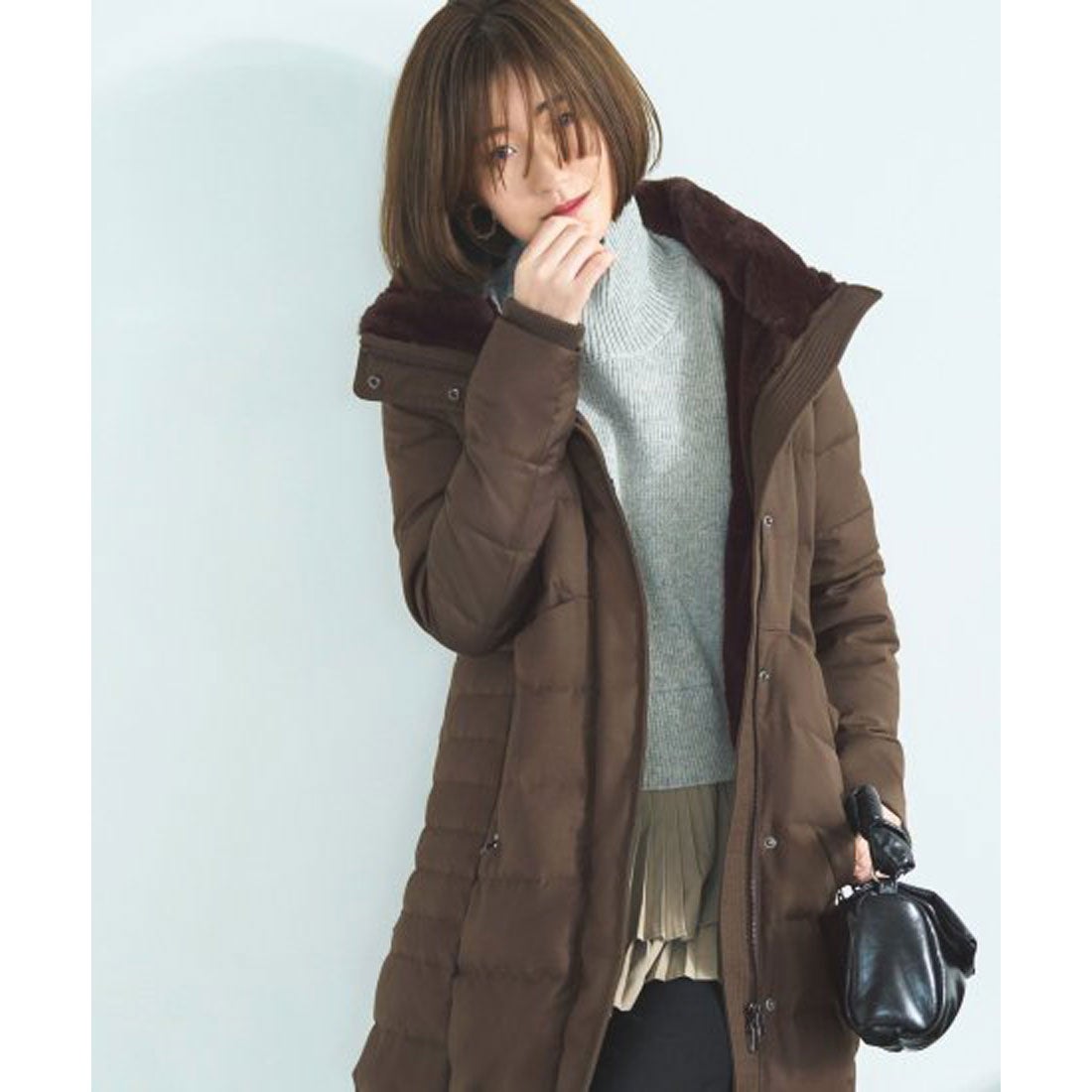 ルイルエブティック RUIRUE BOUTIQUE ラクーンファーサイドジップ