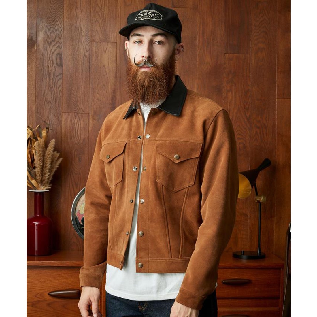 ショット Schott SUEDE SHORT HORN JACKET/スウェード ショートホーン