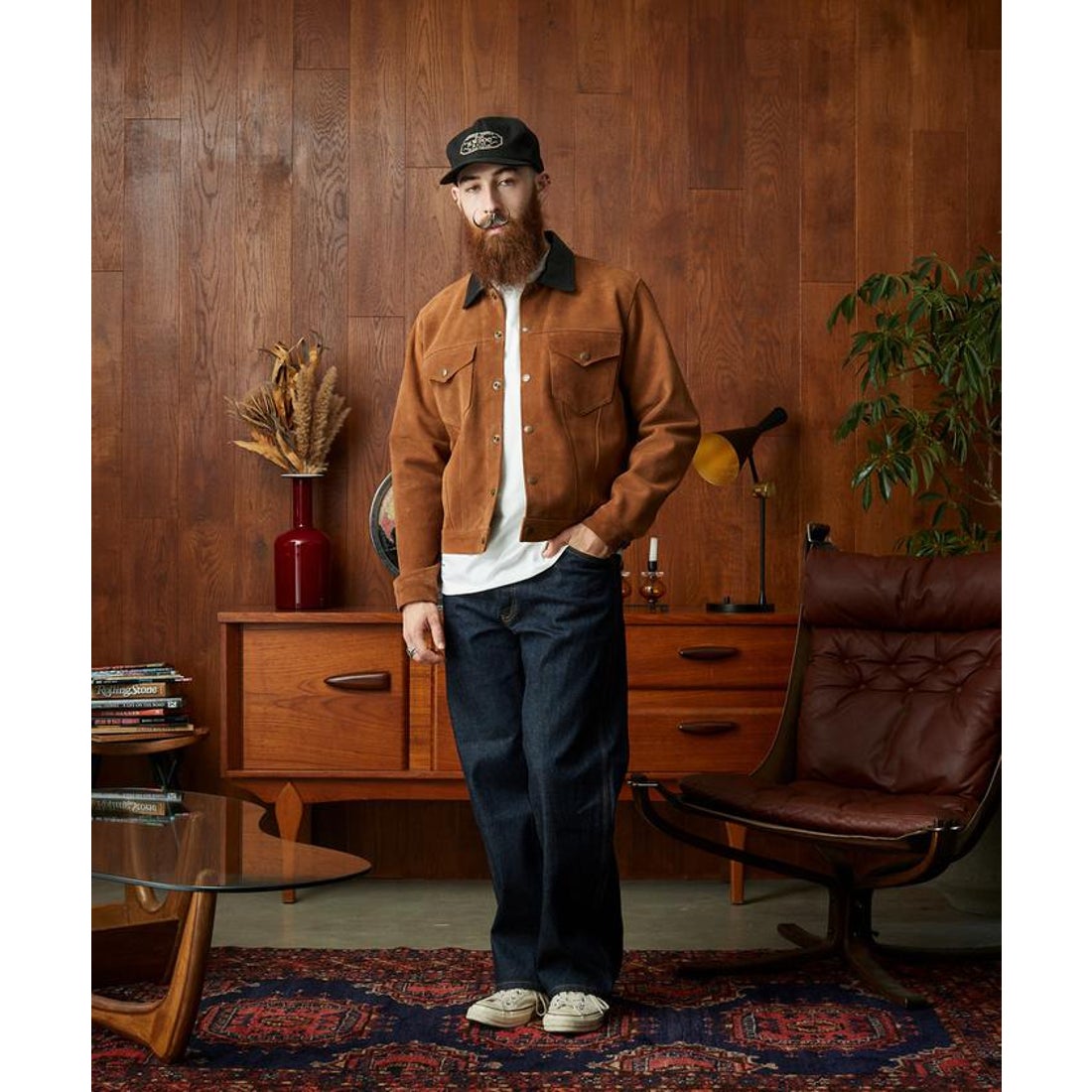 ショット Schott SUEDE SHORT HORN JACKET/スウェード ショートホーン