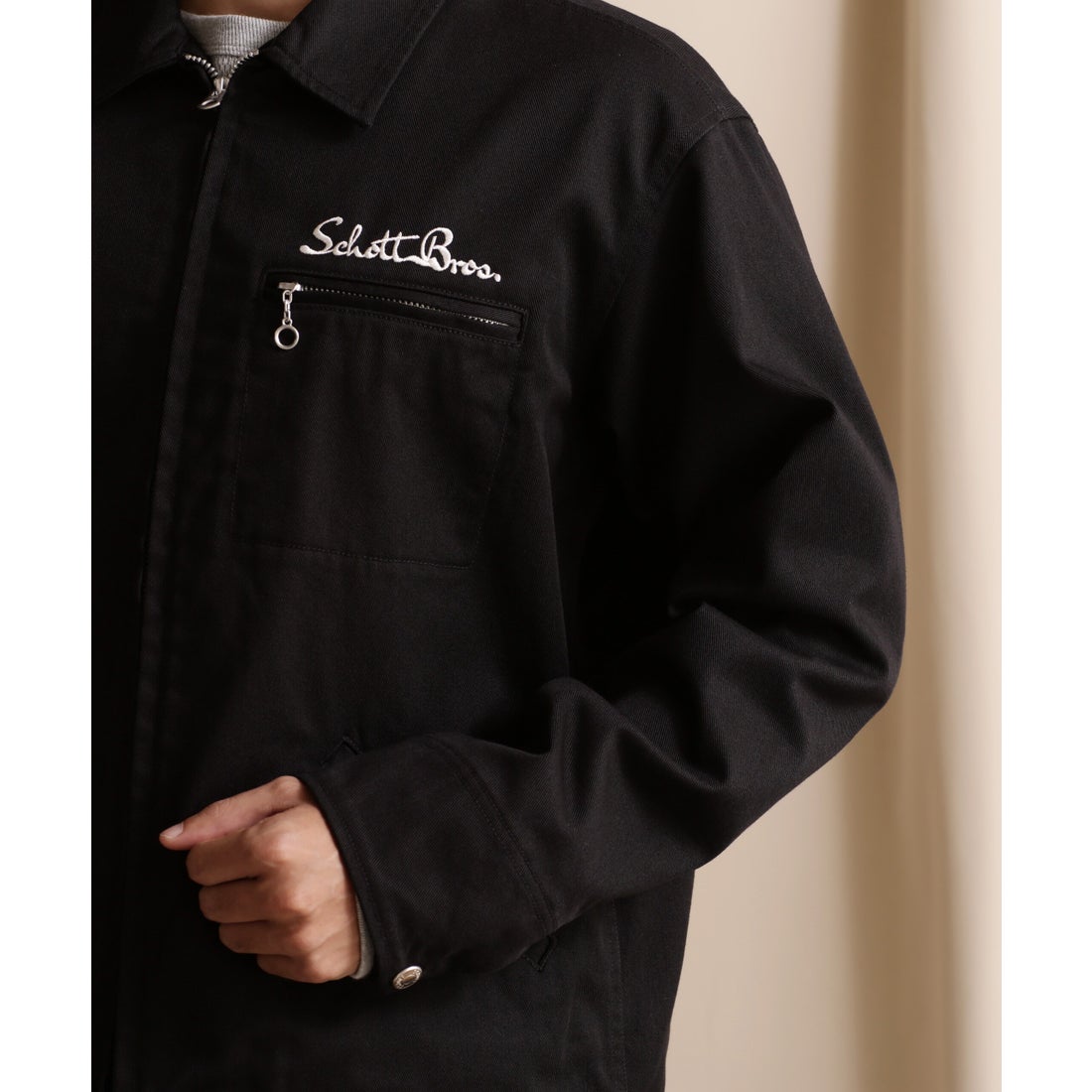 ショット Schott TC WORK JACKET/ワークジャケット （ブラック