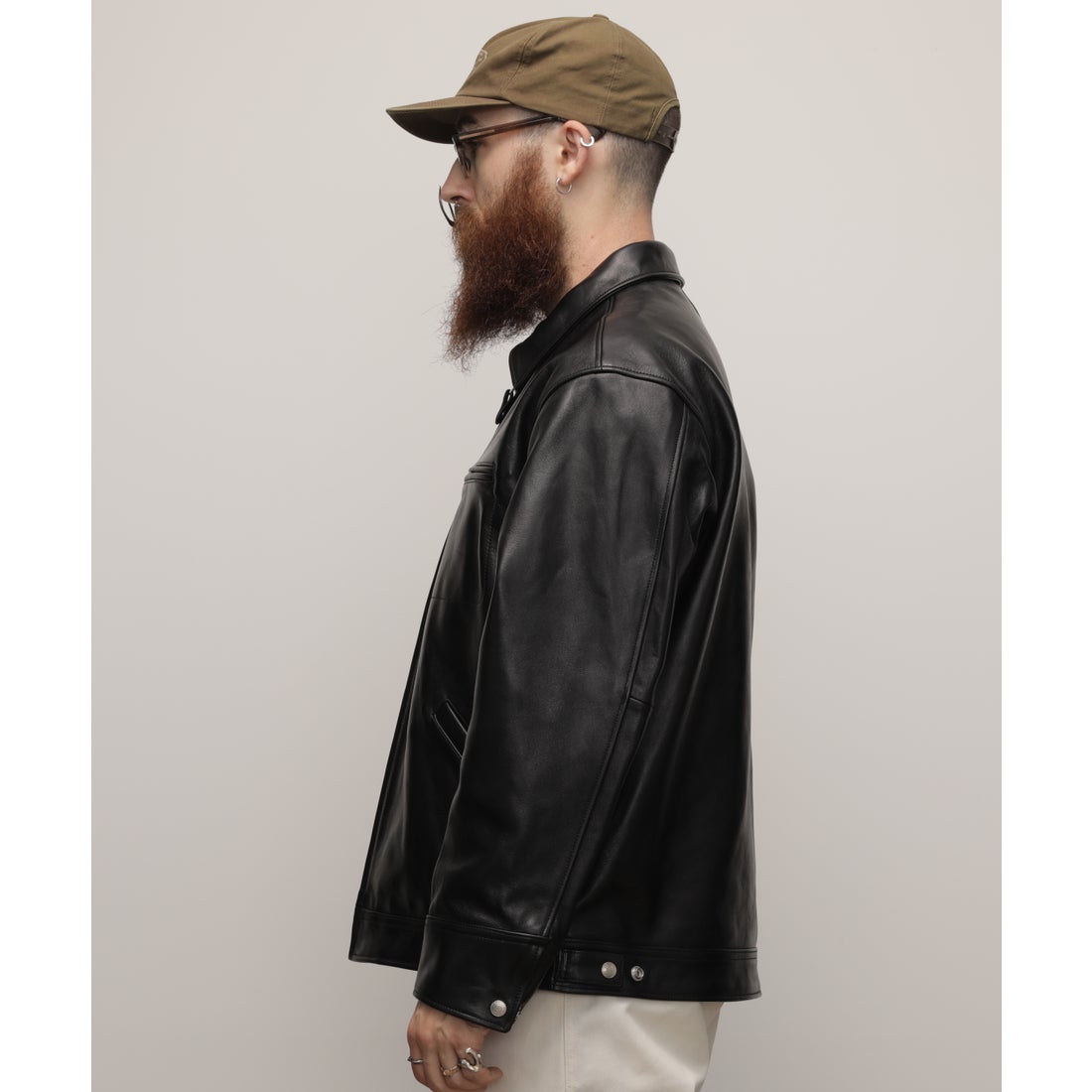 ショット Schott LEATHER TRACKER JACKET/レザートラッカージャケット