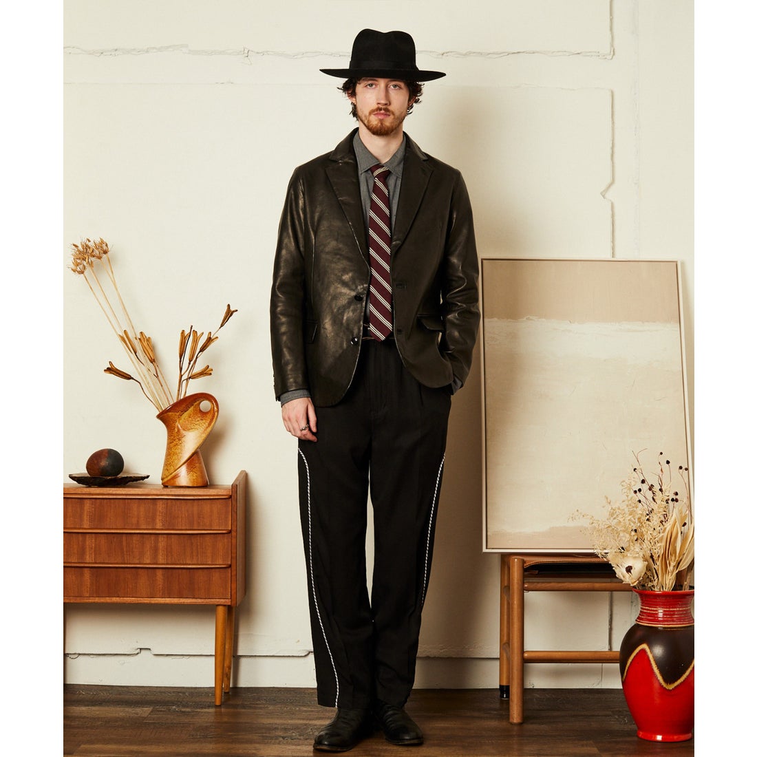 ショット Schott LEATHER TAILORED JACKET/レザーテーラードジャケット