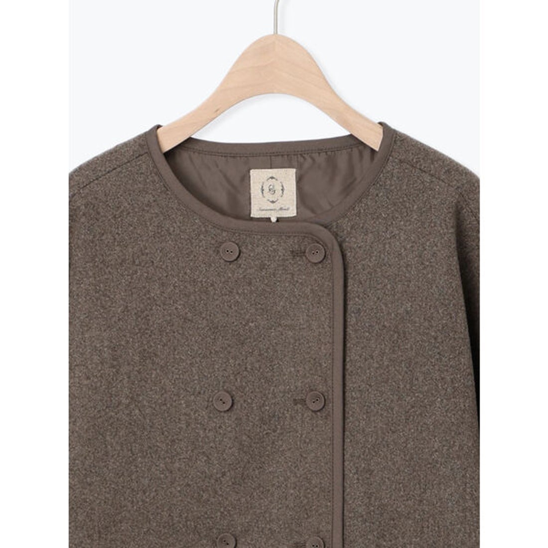 サマンサ モスモス Samansa Mos2 メルトン切替キルティングコート