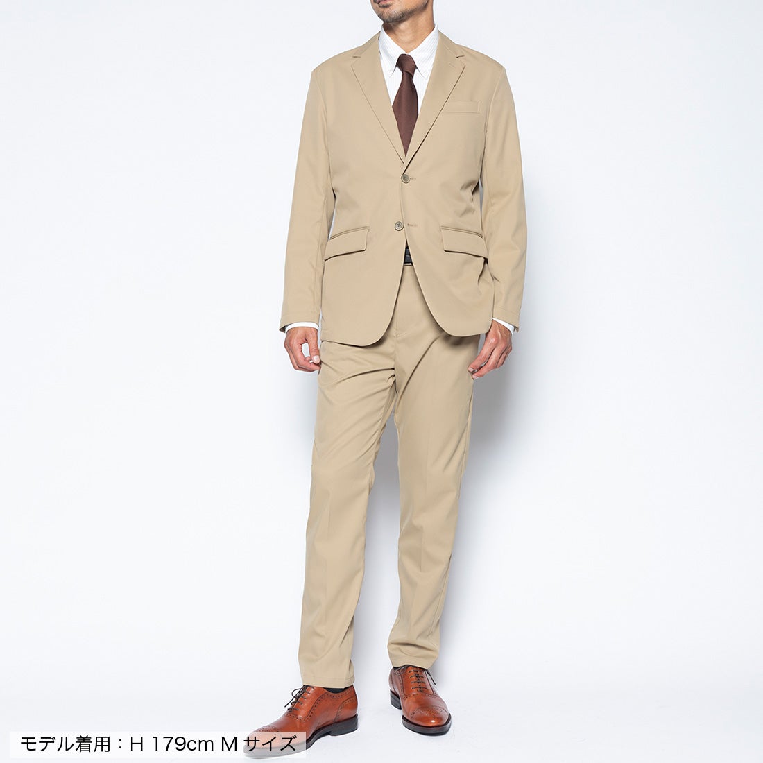 Bizテーラードジャケット （ベージュ） -WWSワークウェアスーツ公式