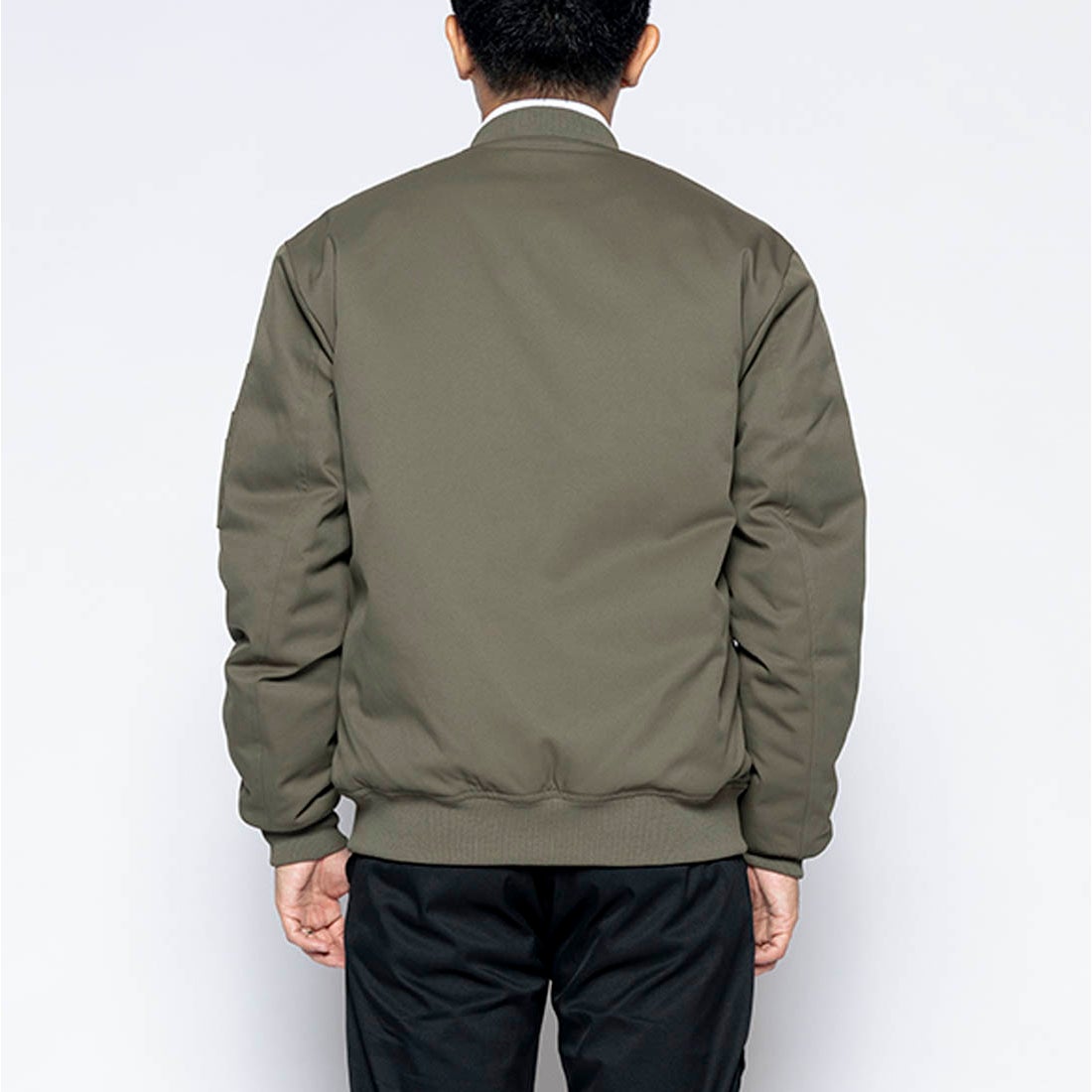 洗えるMA-1 【返品不可商品】 （オリーブ） -WWSワークウェアスーツ