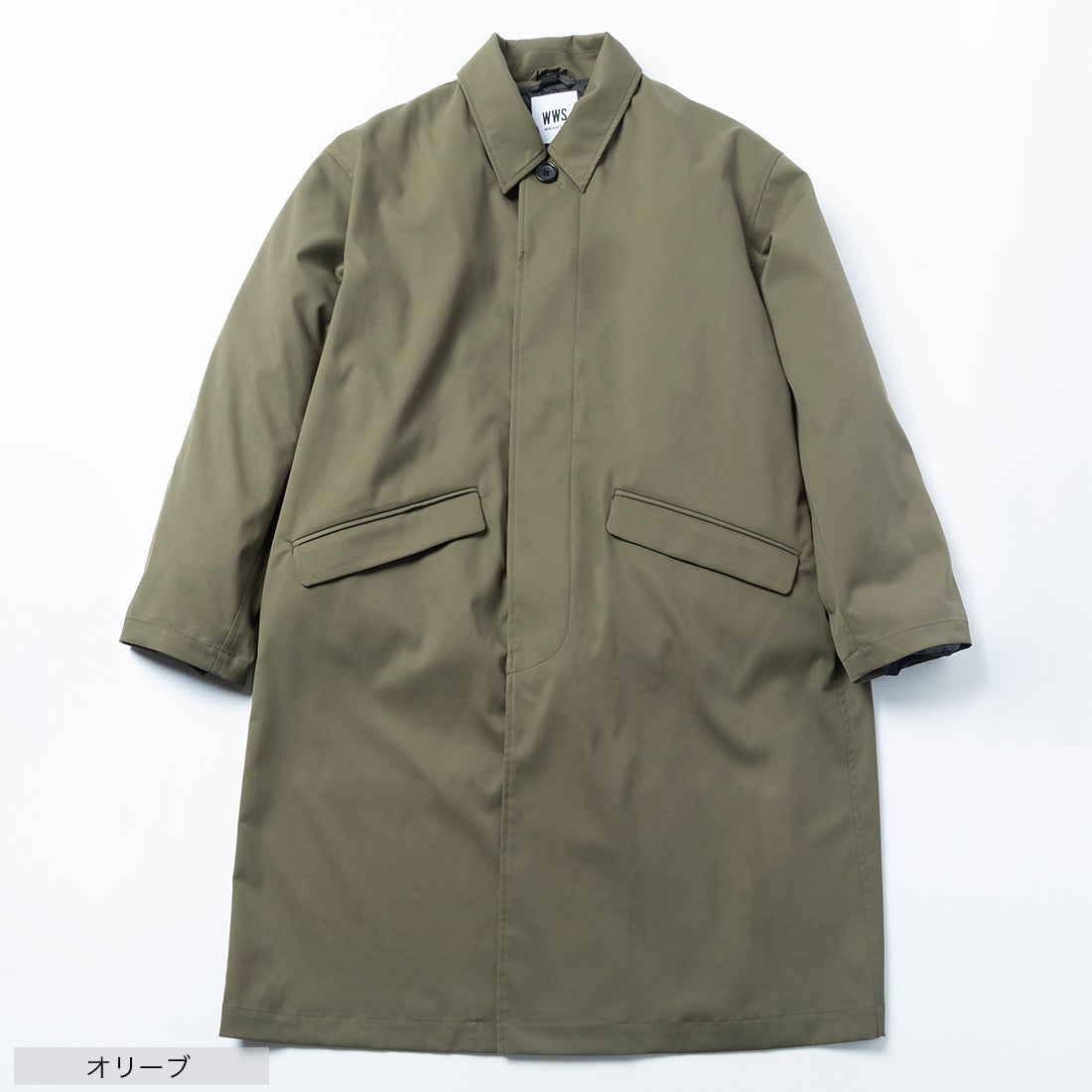 洗える3WAYステンカラーコート ・ライナー付き （オリーブ） -WWS