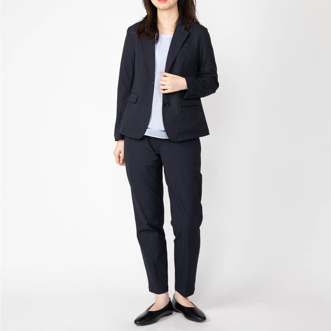 クールストレートパンツ （ビターダークネイビー） -WWSワークウェア