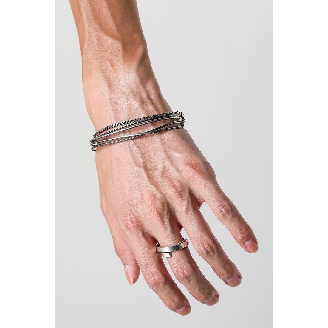ワークスタットミュンヘン WERKSTATT:MUNCHEN Bracelet Track （Silver