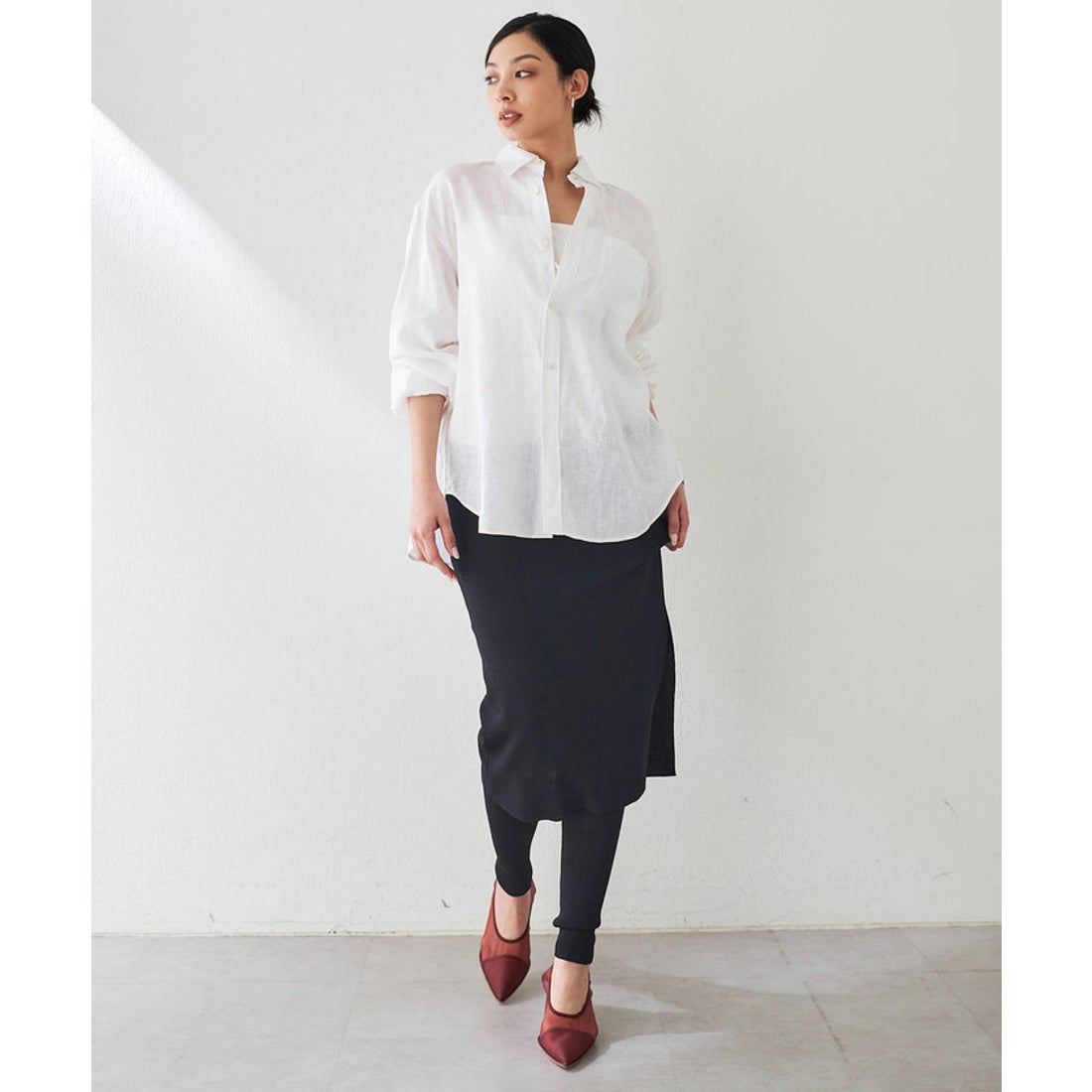 ウィムガゼット Whim Gazette スカートレギンス （black