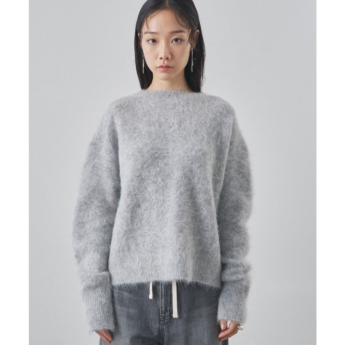 ウィムガゼット Whim Gazette スーリーアルパカクルーネックプル