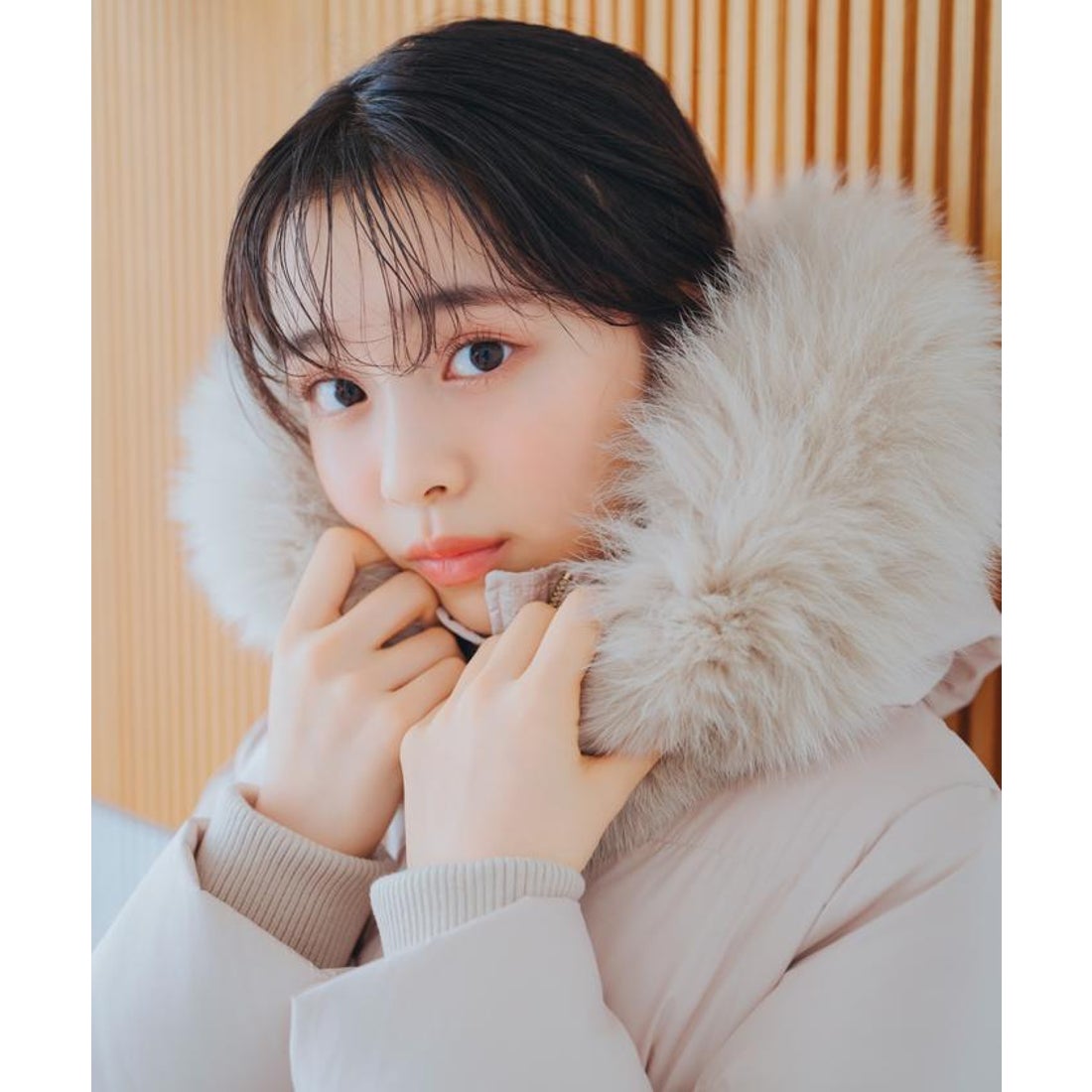 ウィルセレクション WILLSELECTION FOXファー付きショートダウン